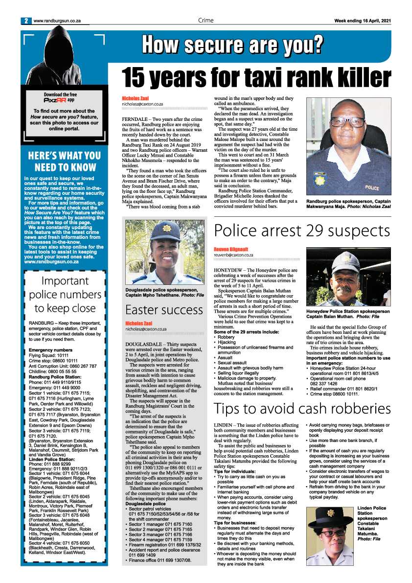 Randburg Sun 16 April 2021 page 2