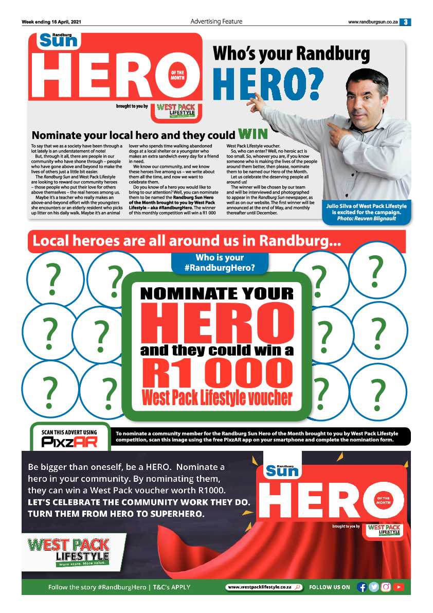 Randburg Sun 16 April 2021 page 3