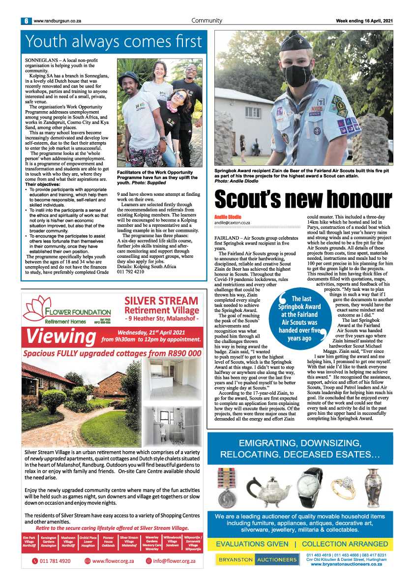 Randburg Sun 16 April 2021 page 6