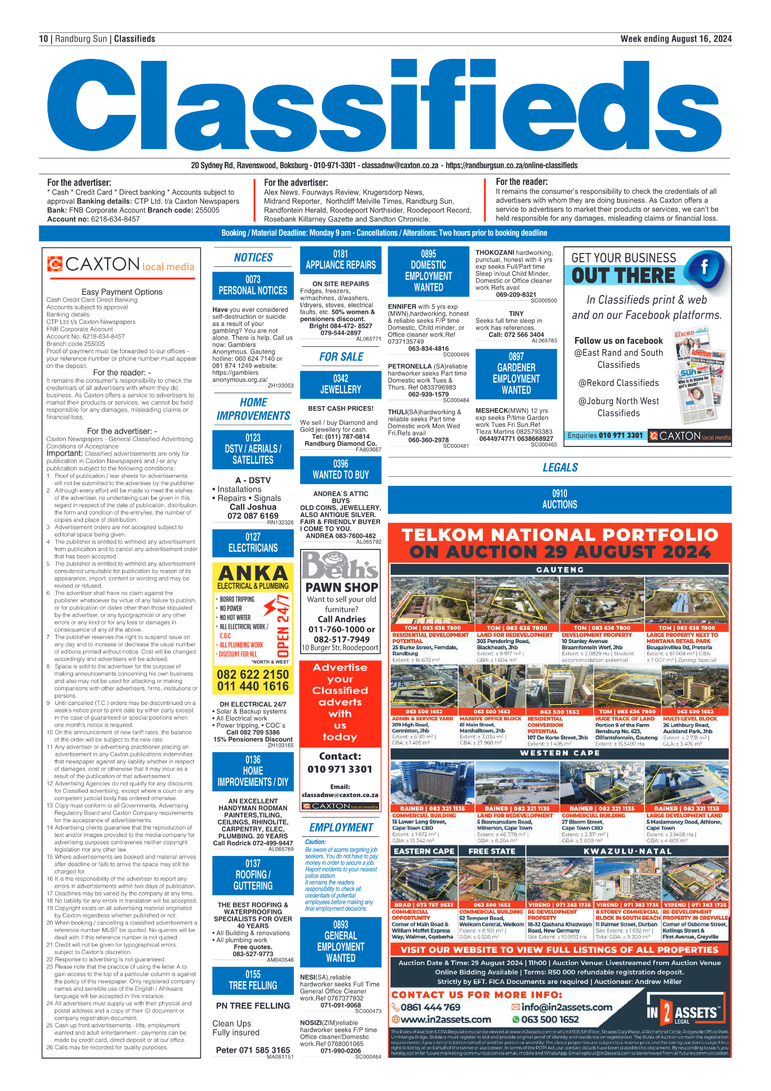 Randburg Sun 16 August 2024 page 10