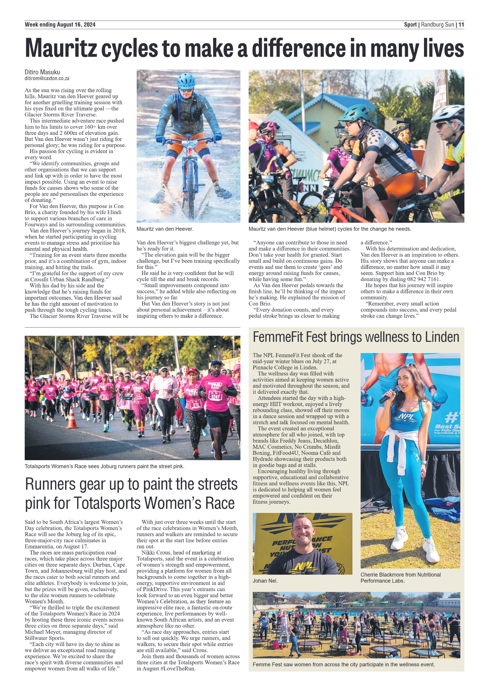 Randburg Sun 16 August 2024 page 11