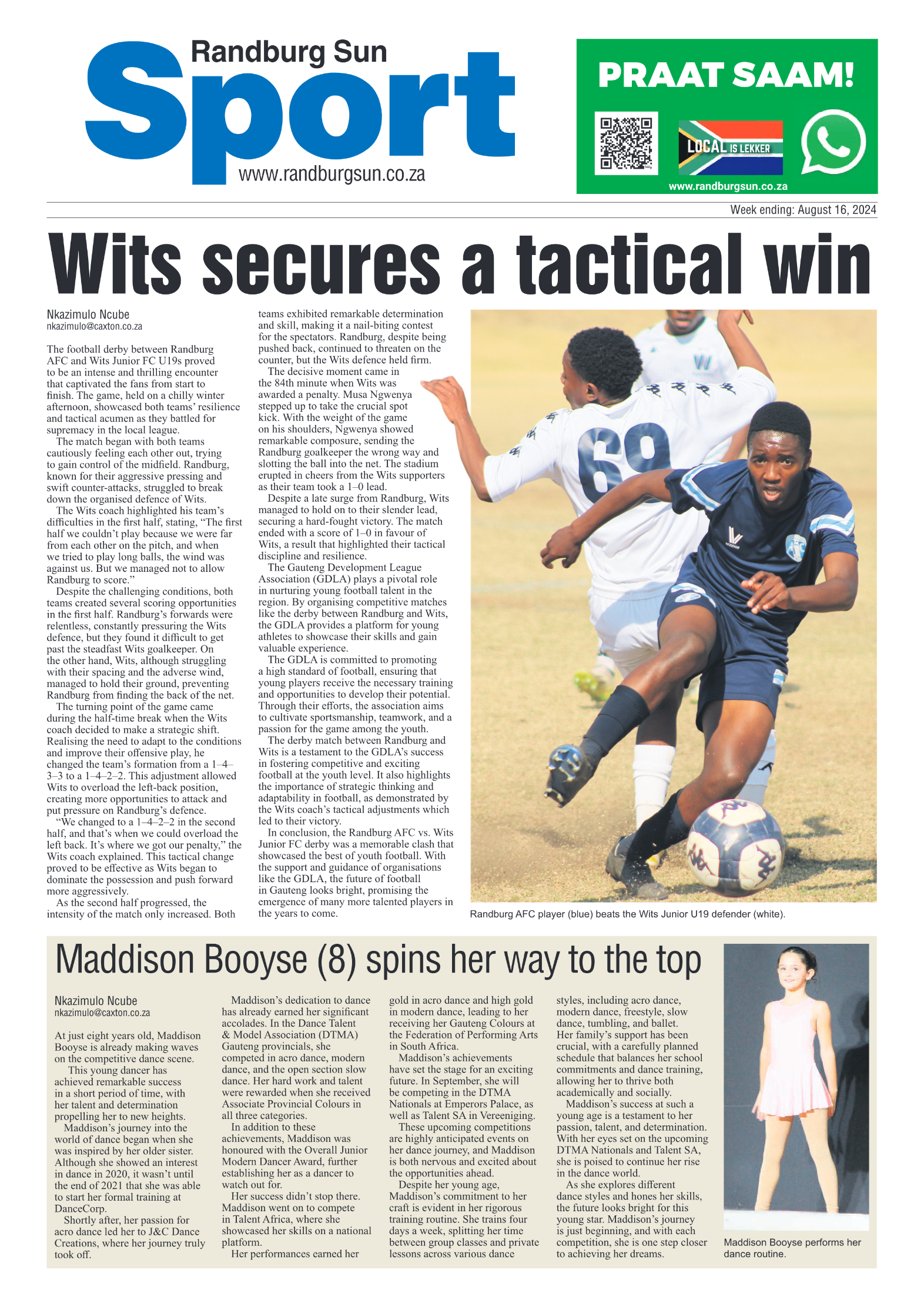 Randburg Sun 16 August 2024 page 12