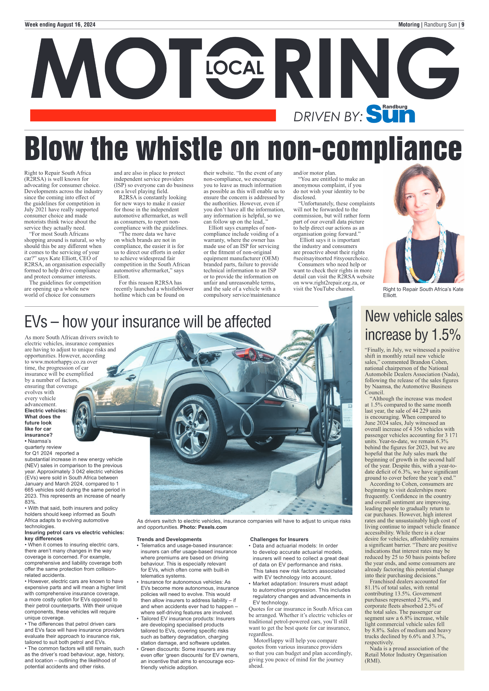 Randburg Sun 16 August 2024 page 9