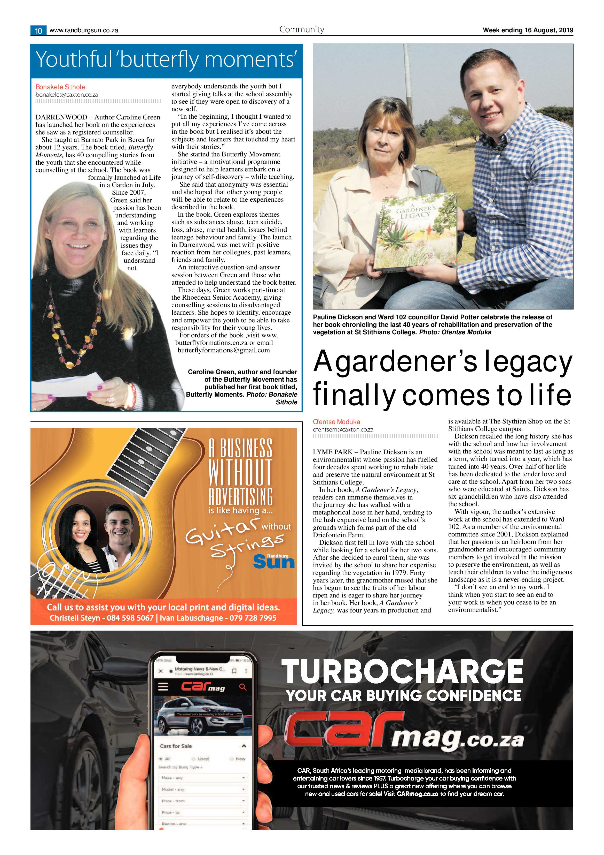 Randburg Sun 16 August, 2019 page 10
