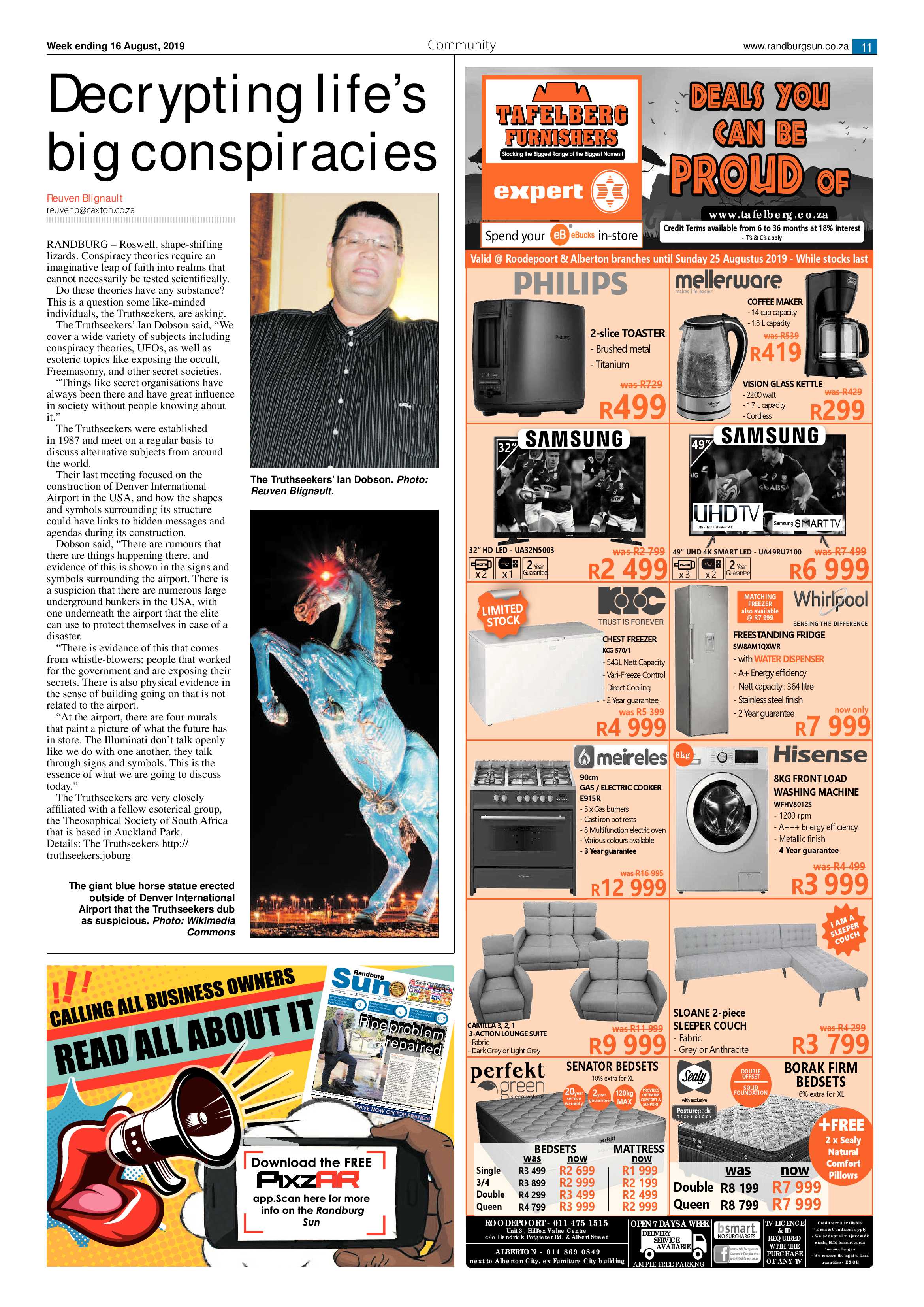 Randburg Sun 16 August, 2019 page 11
