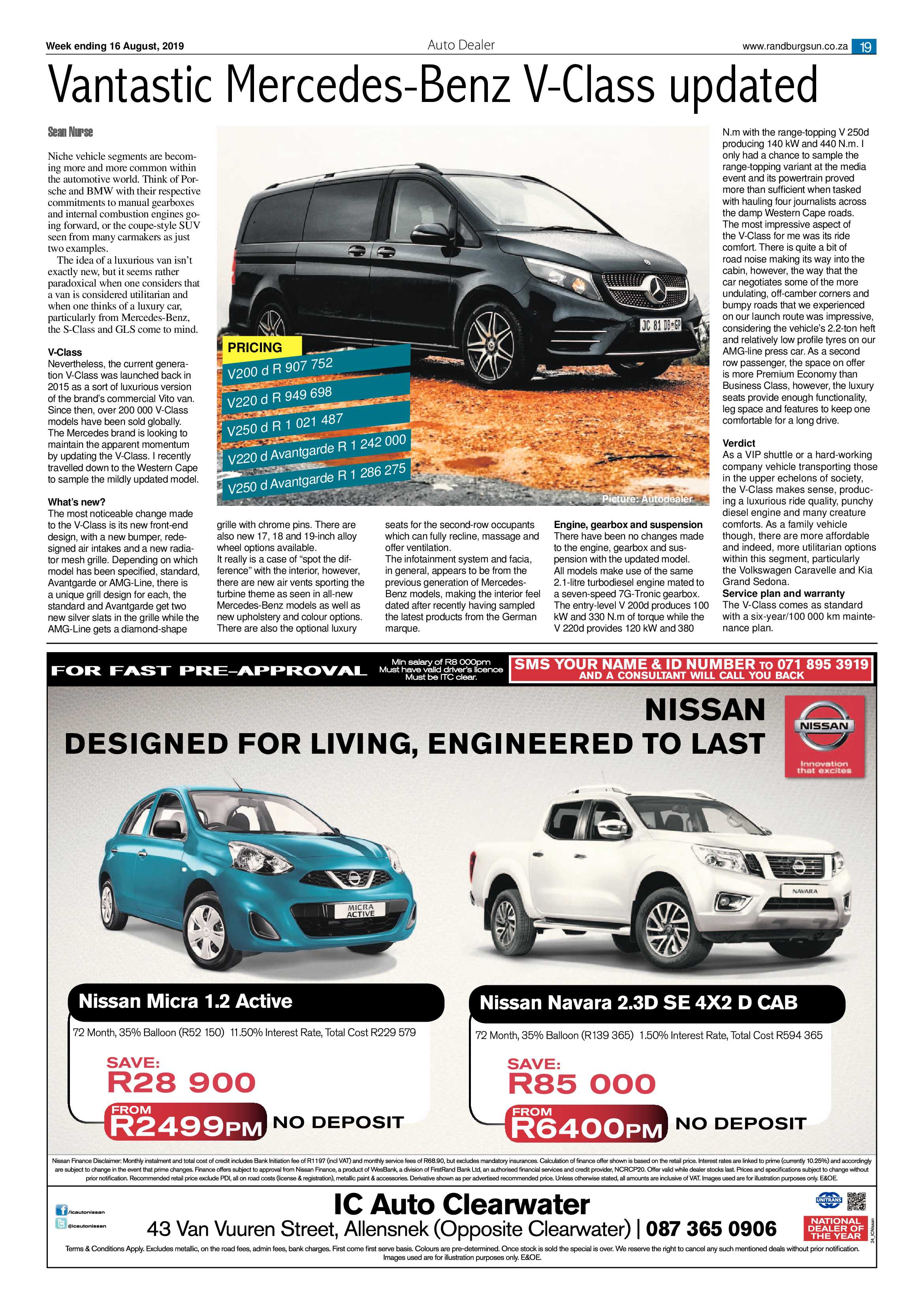 Randburg Sun 16 August, 2019 page 19