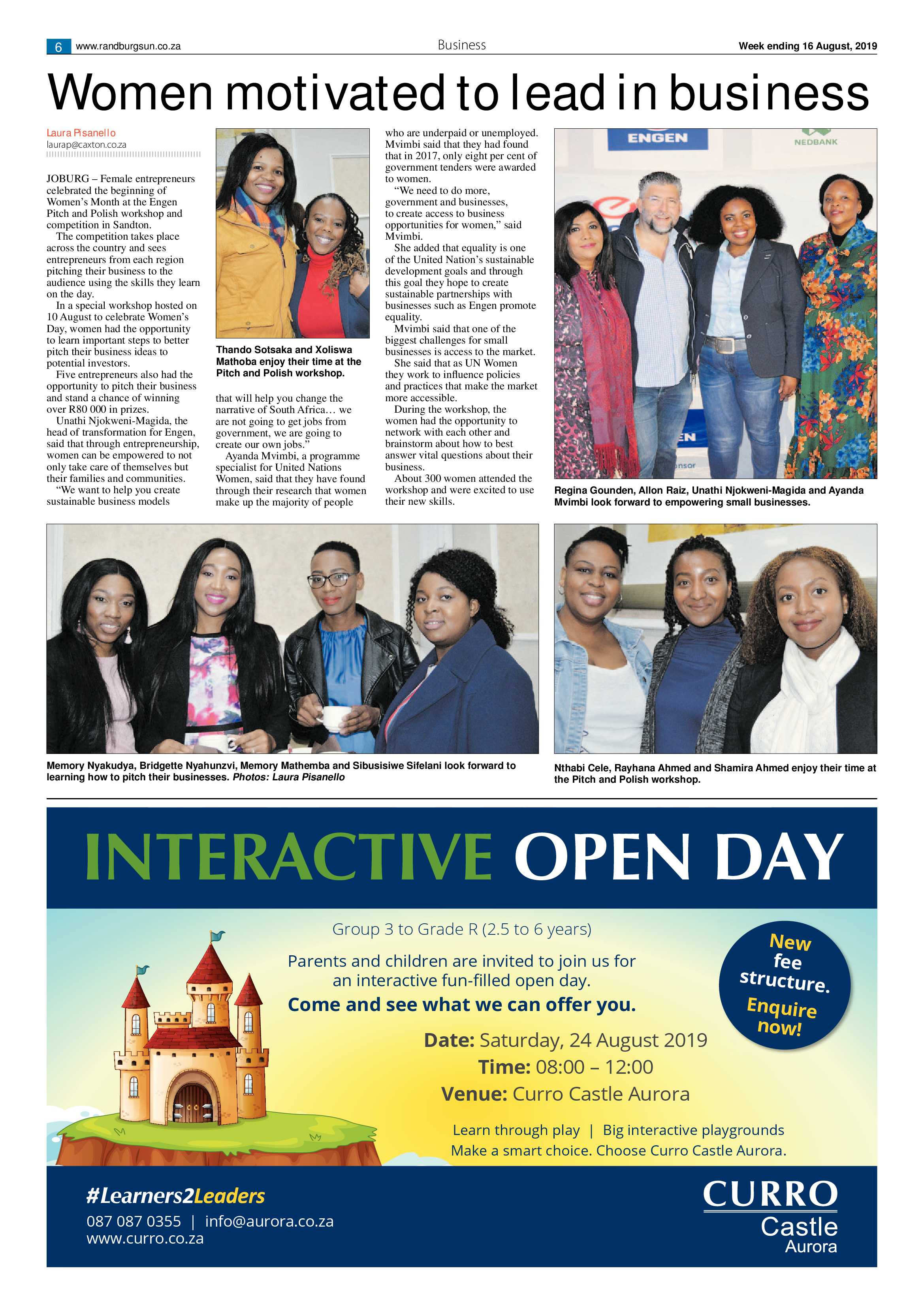 Randburg Sun 16 August, 2019 page 6