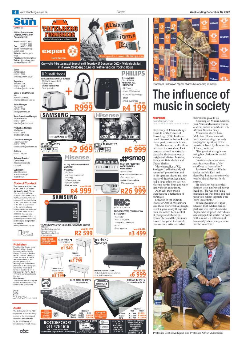 Randburg Sun 16 Dec 2022 page 4