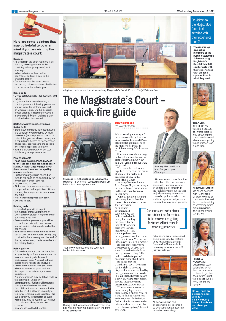 Randburg Sun 16 Dec 2022 page 6