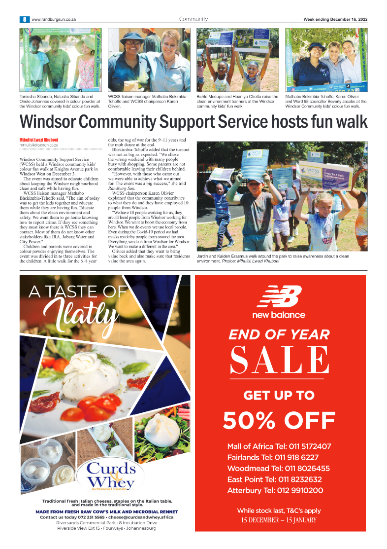Randburg Sun 16 Dec 2022 page 8