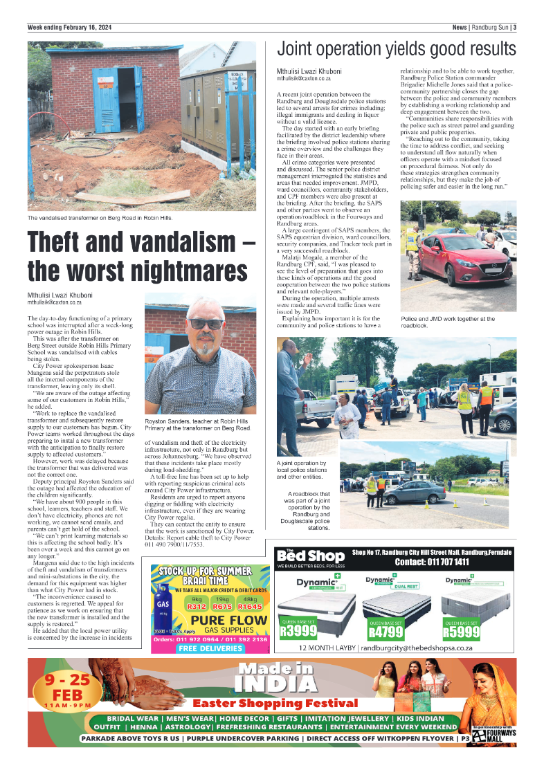 Randburg Sun 16 February 2024 page 3
