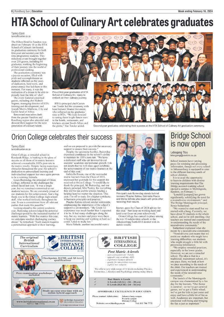 Randburg Sun 16 February 2024 page 8