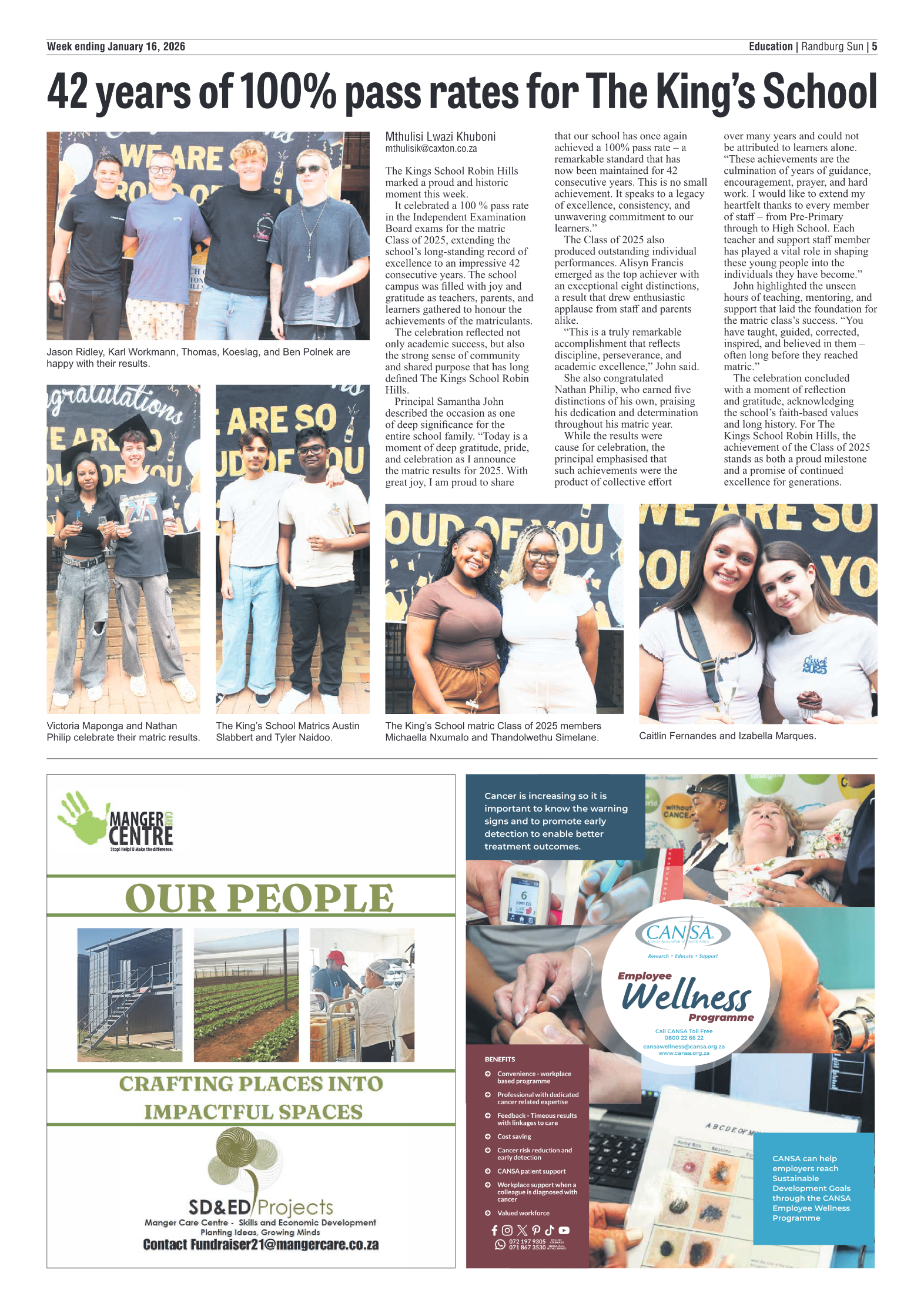 Randburg Sun 16 January 2026 page 7