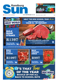 Randburg Sun 16 January 2026