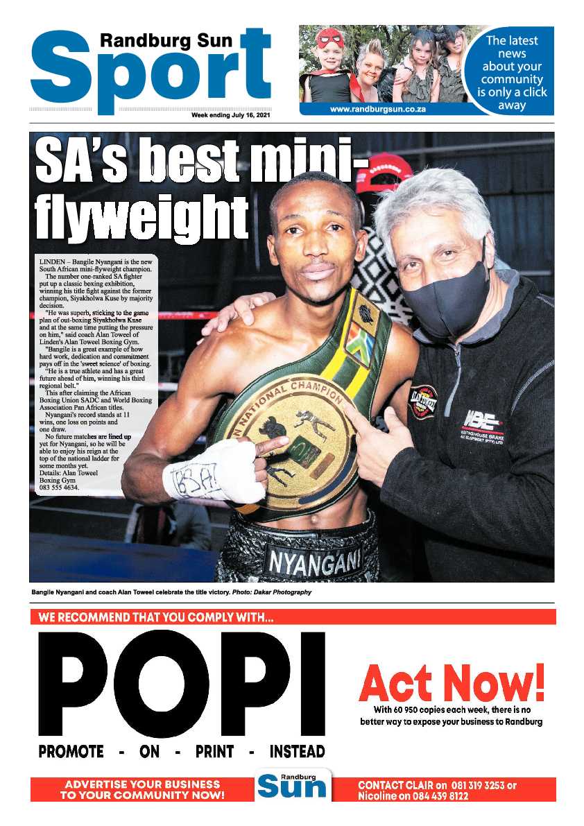 Randburg Sun  16 July 2021 page 12