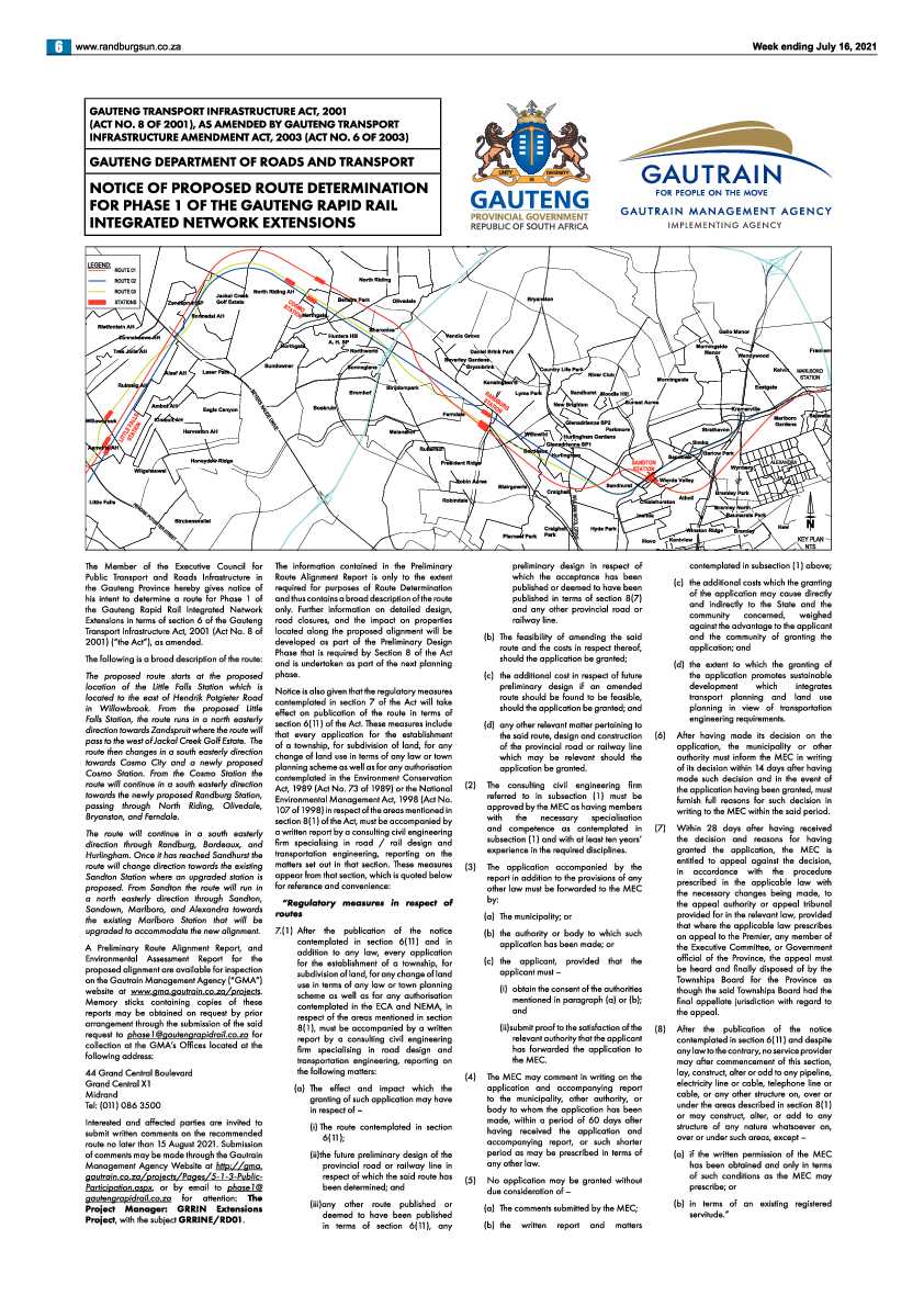 Randburg Sun  16 July 2021 page 6