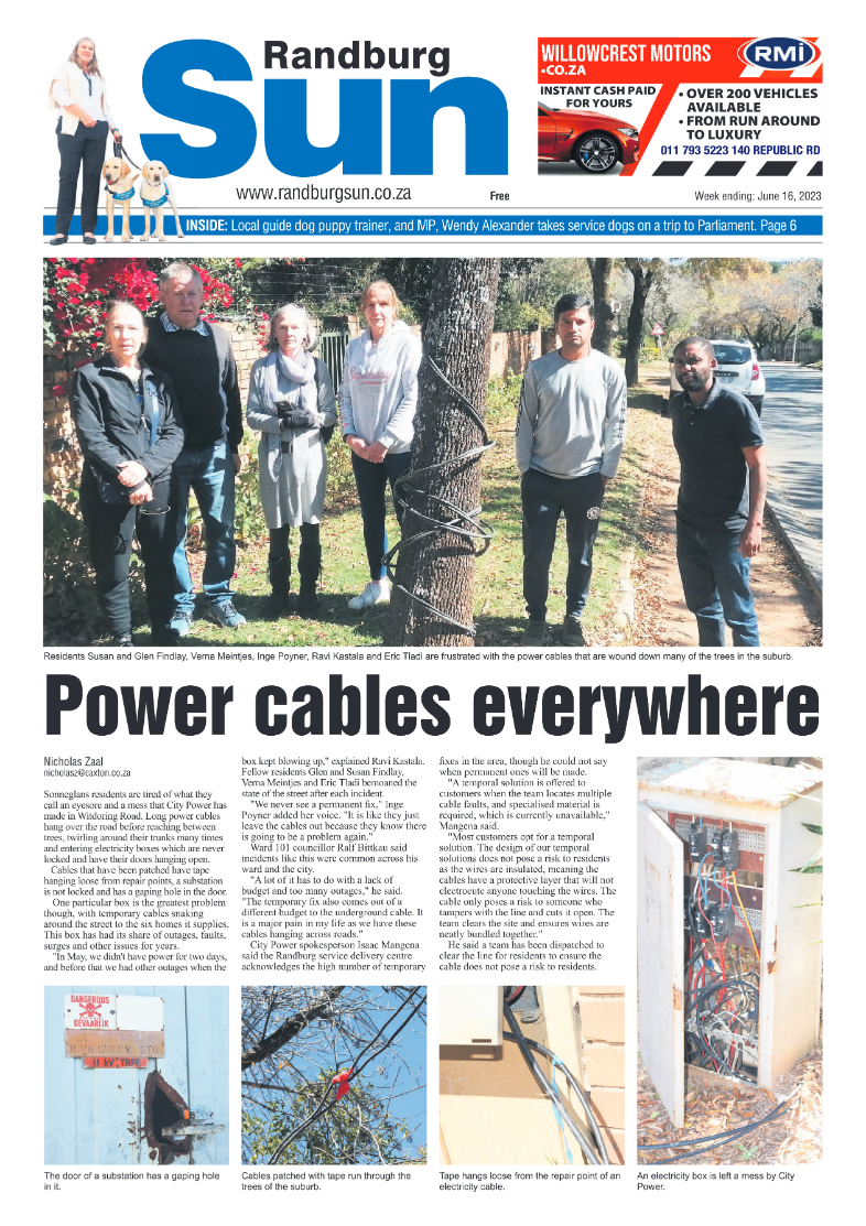 Randburg Sun 16 June 2023 page 1