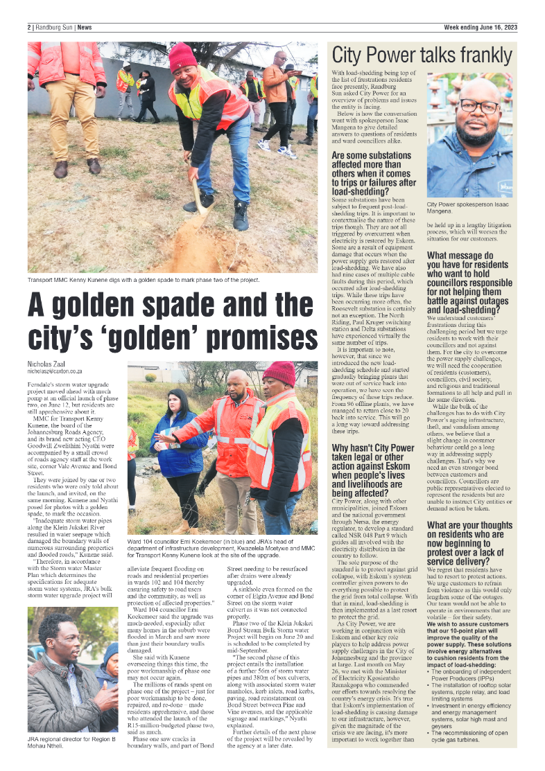 Randburg Sun 16 June 2023 page 2