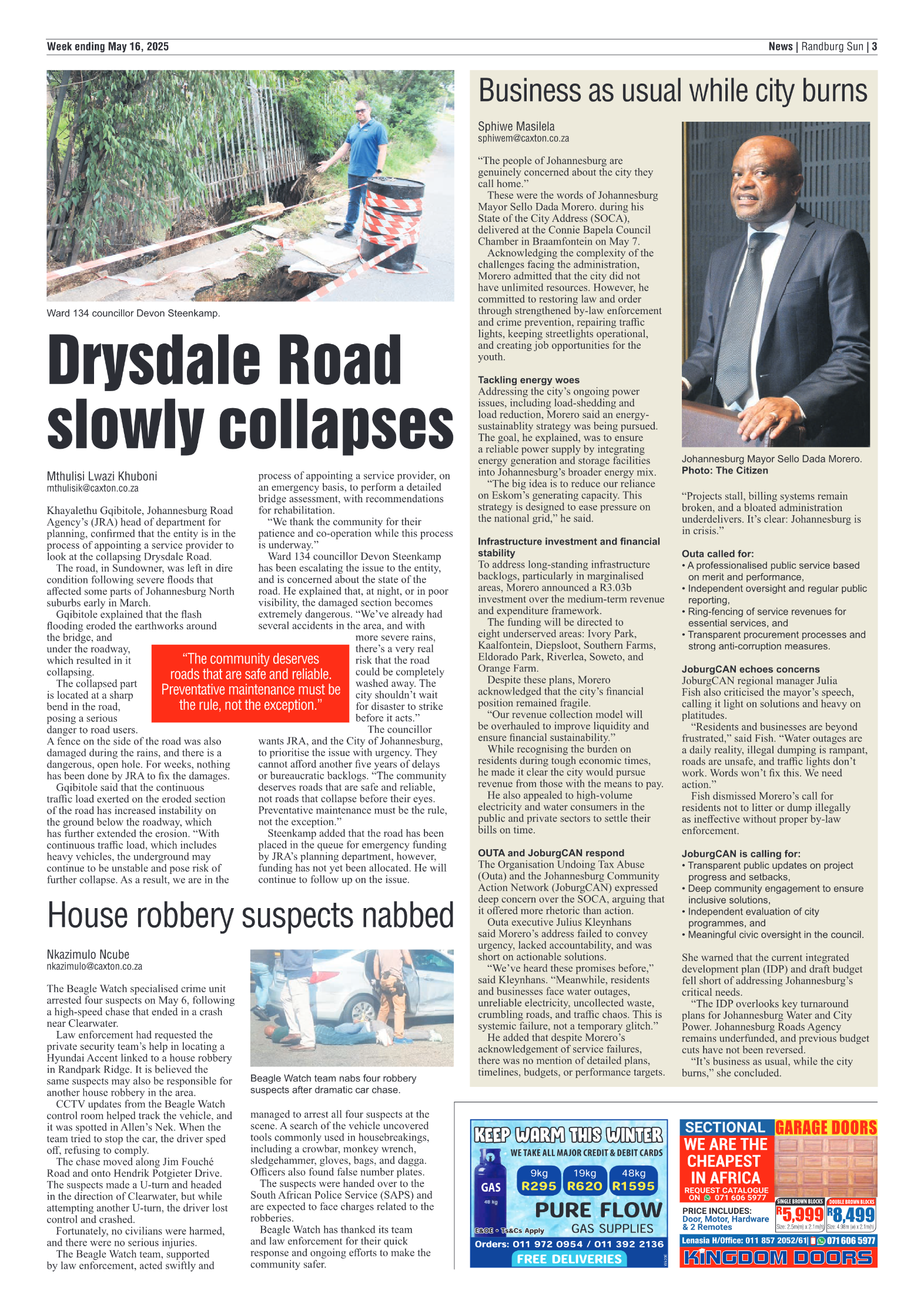 Randburg Sun 16 May 2025 page 5