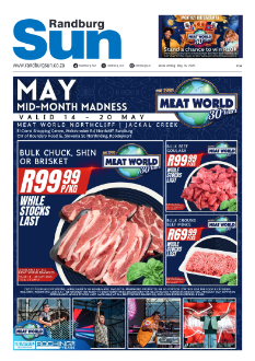 Randburg Sun 16 May 2025