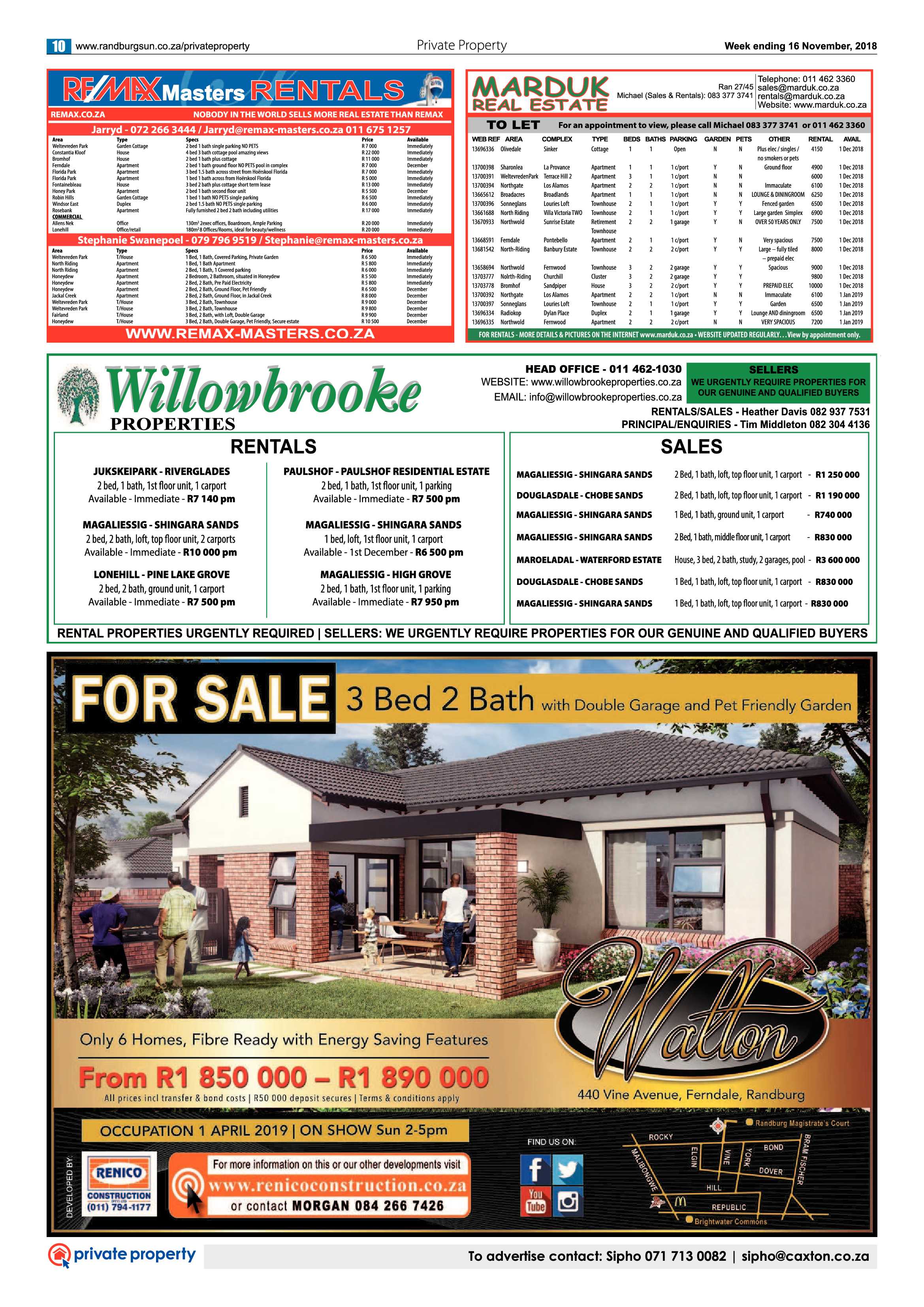 Randburg Sun 16 November 2018 page 10