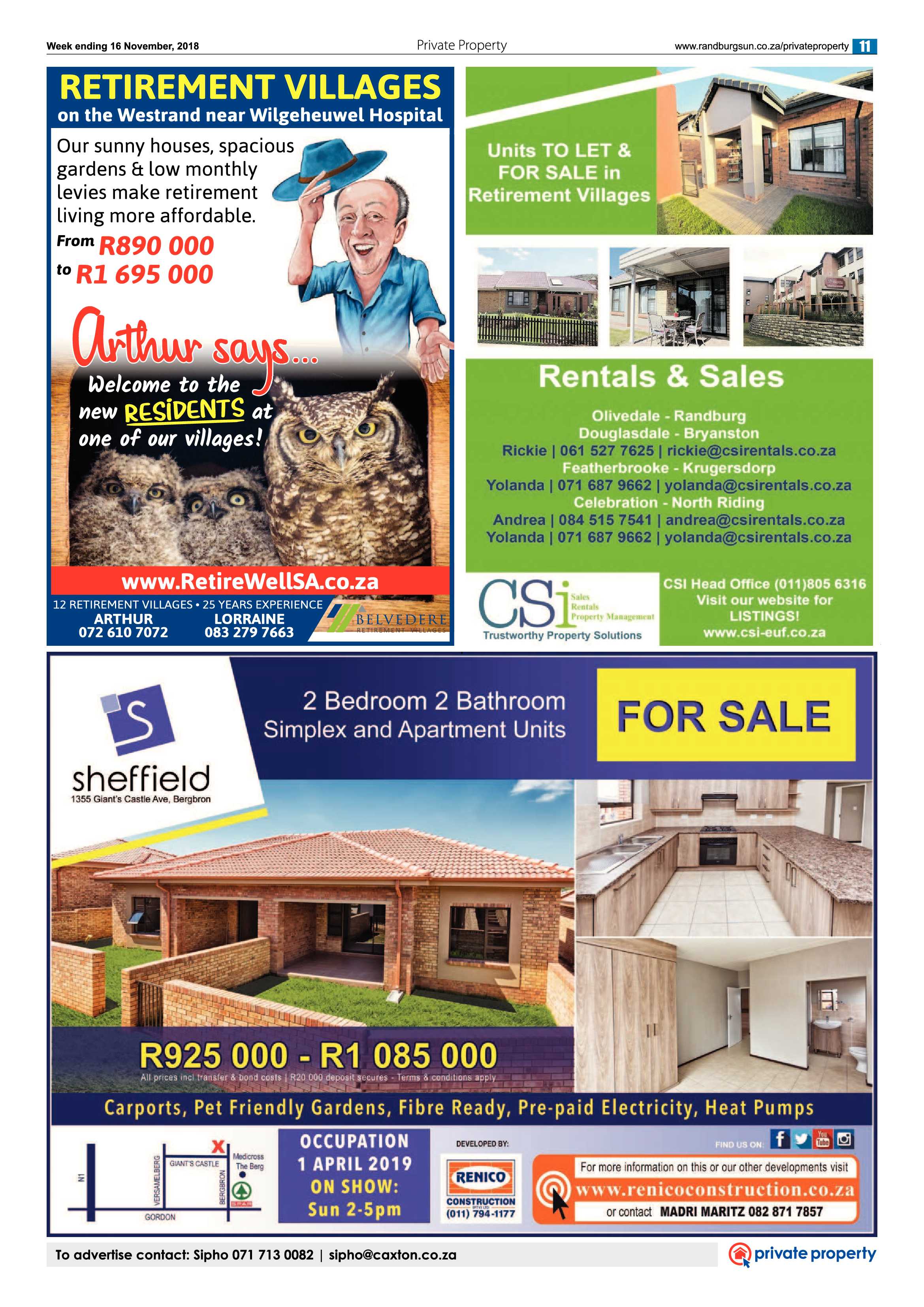 Randburg Sun 16 November 2018 page 11