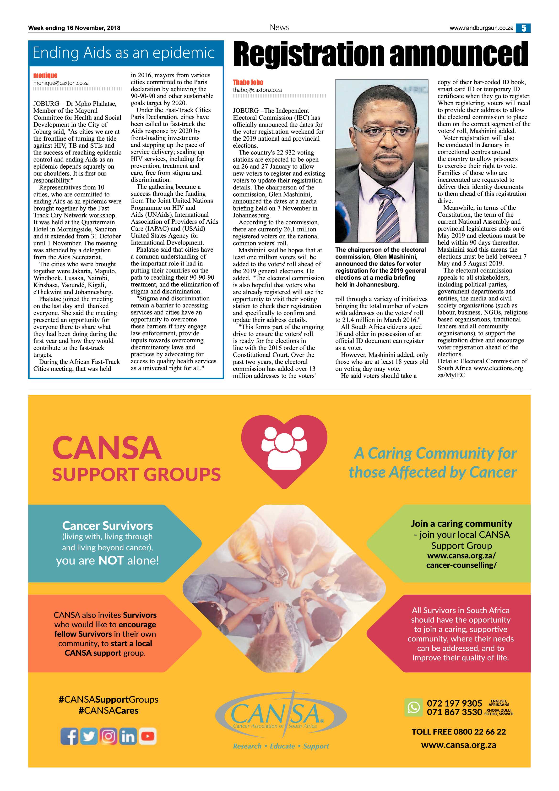 Randburg Sun 16 November 2018 page 5