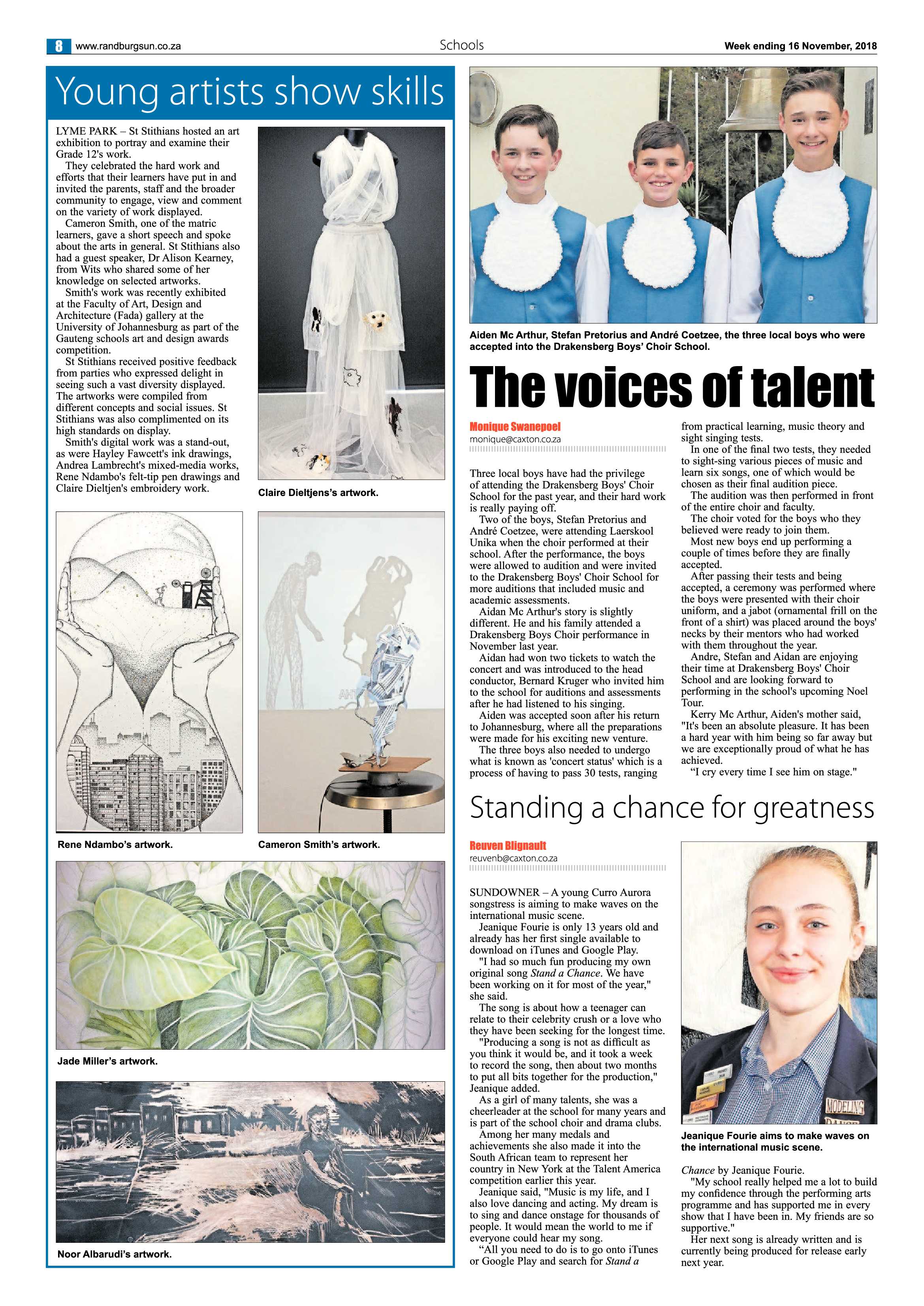 Randburg Sun 16 November 2018 page 8