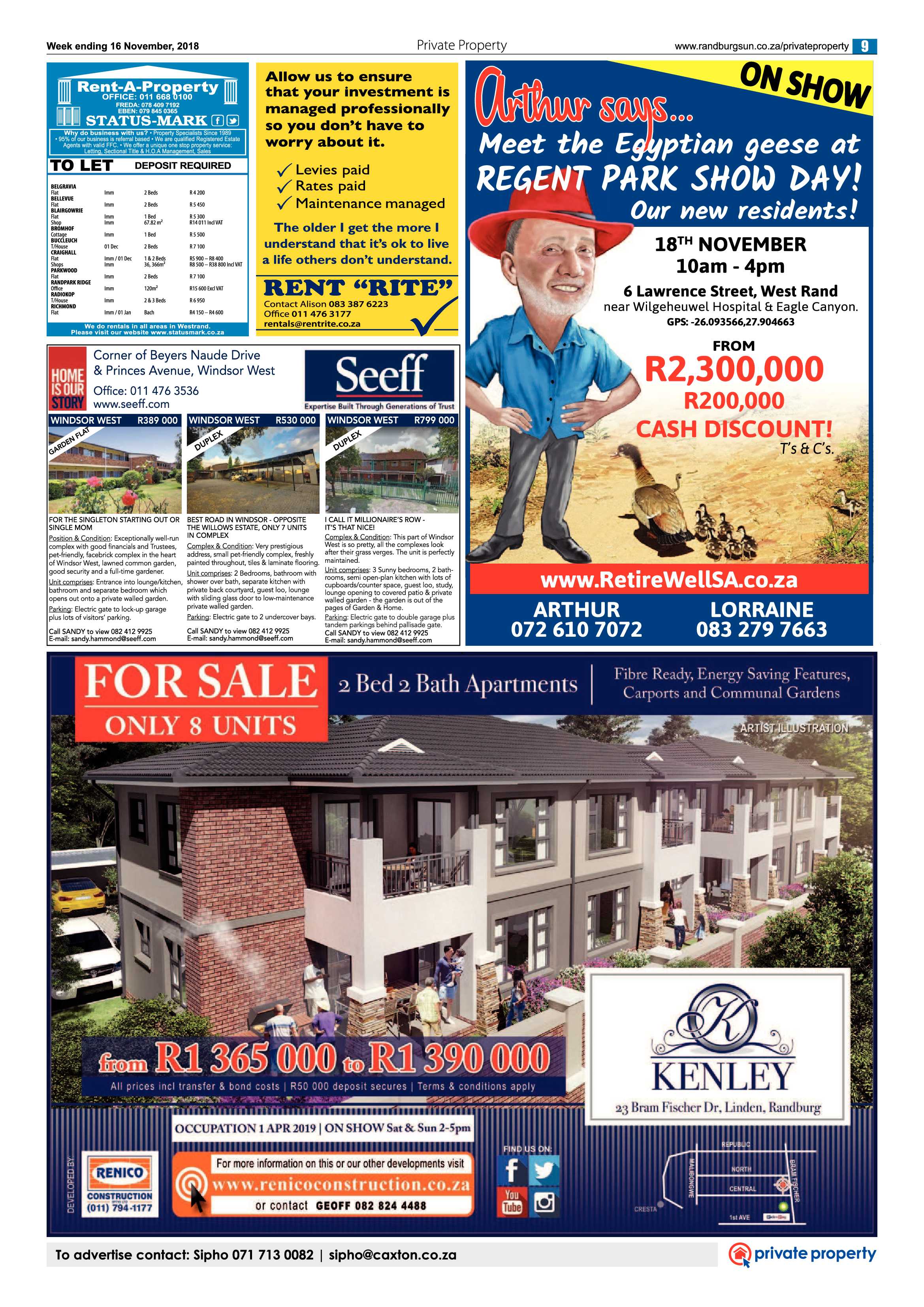 Randburg Sun 16 November 2018 page 9