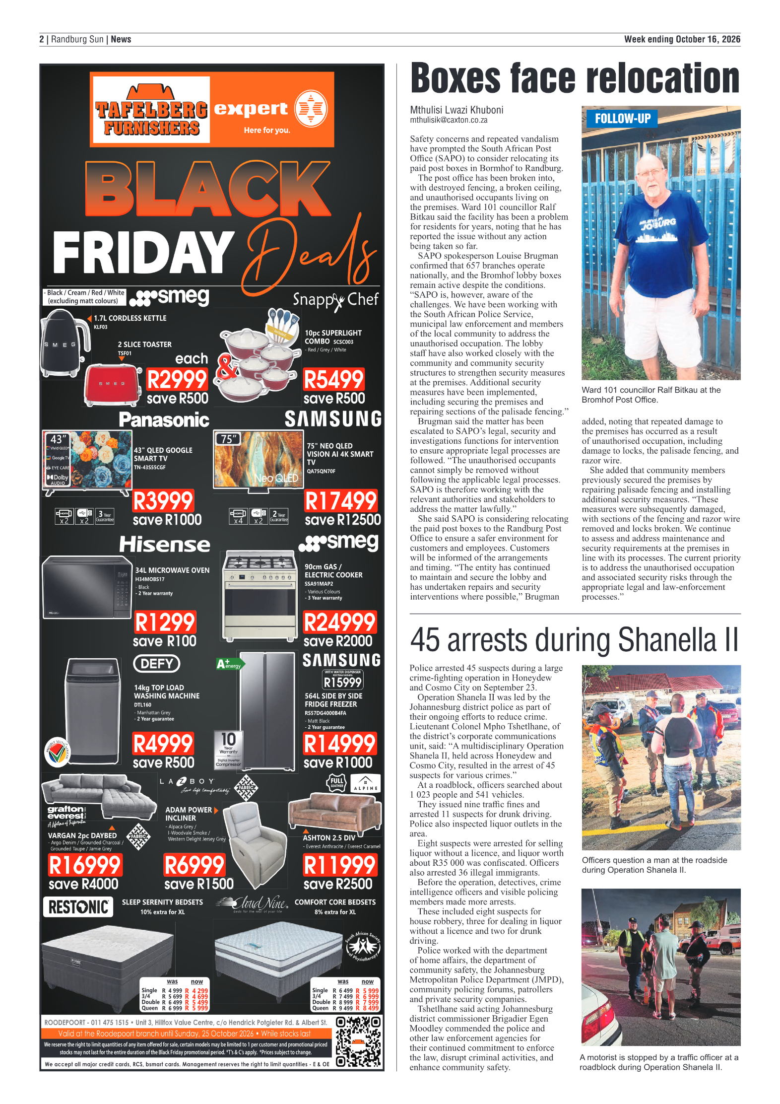 Randburg Sun 16 October 2026 page 2