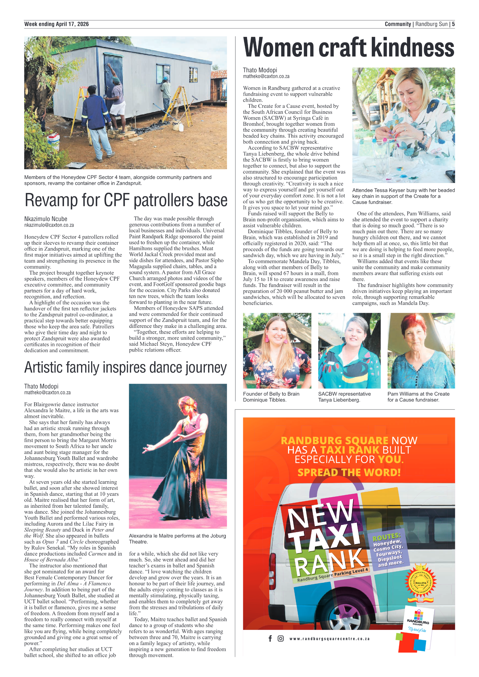 Randburg Sun 17 April 2026 page 5