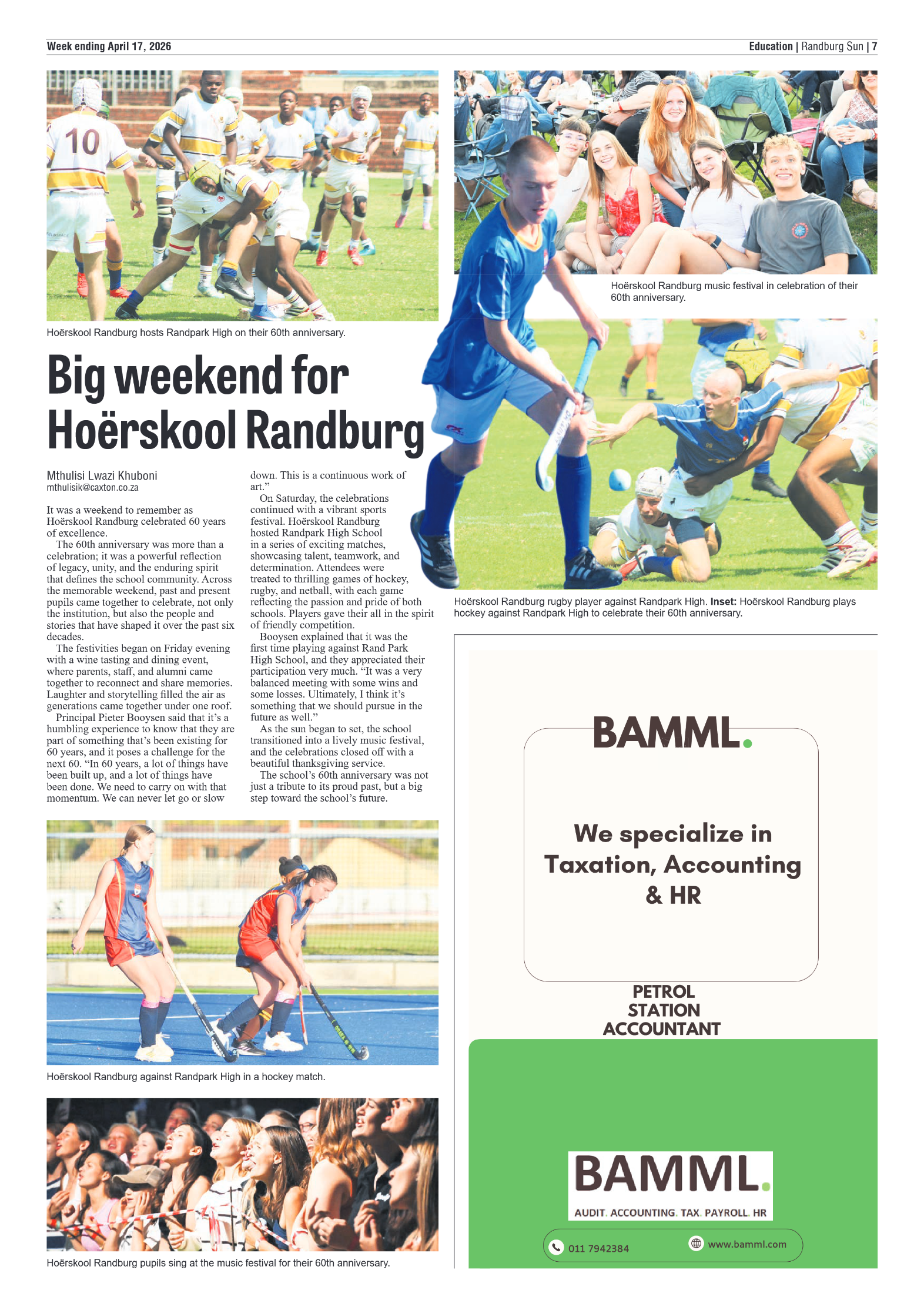 Randburg Sun 17 April 2026 page 7