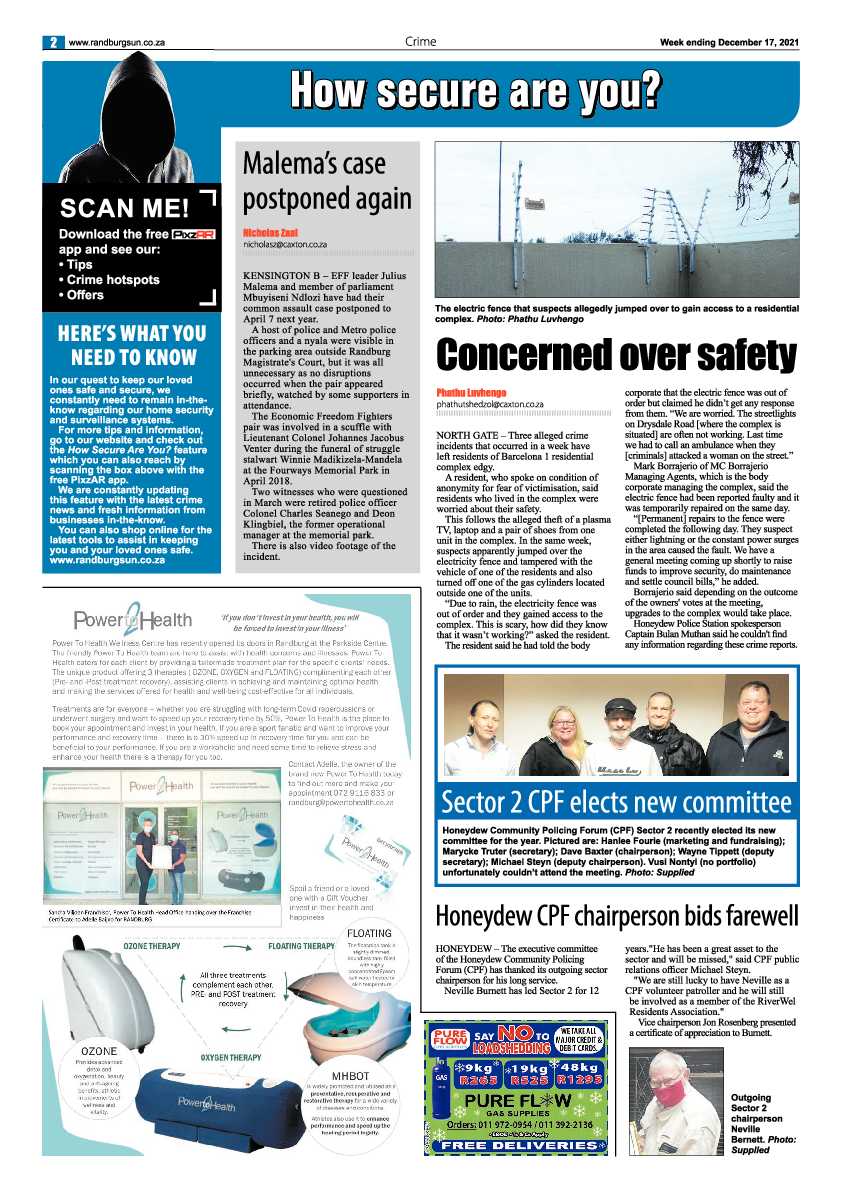 Randburg Sun 17 December 2021 page 2