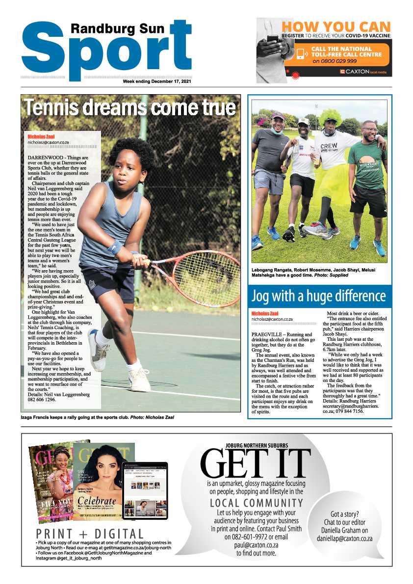 Randburg Sun 17 December 2021 page 20
