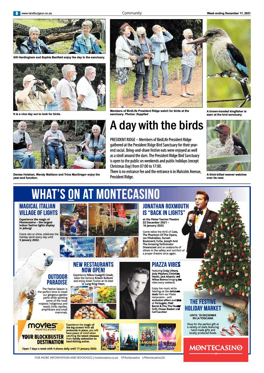 Randburg Sun 17 December 2021 page 8