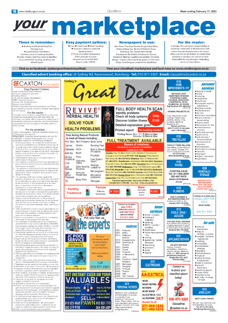 Randburg Sun 17 Feb 2023 page 10