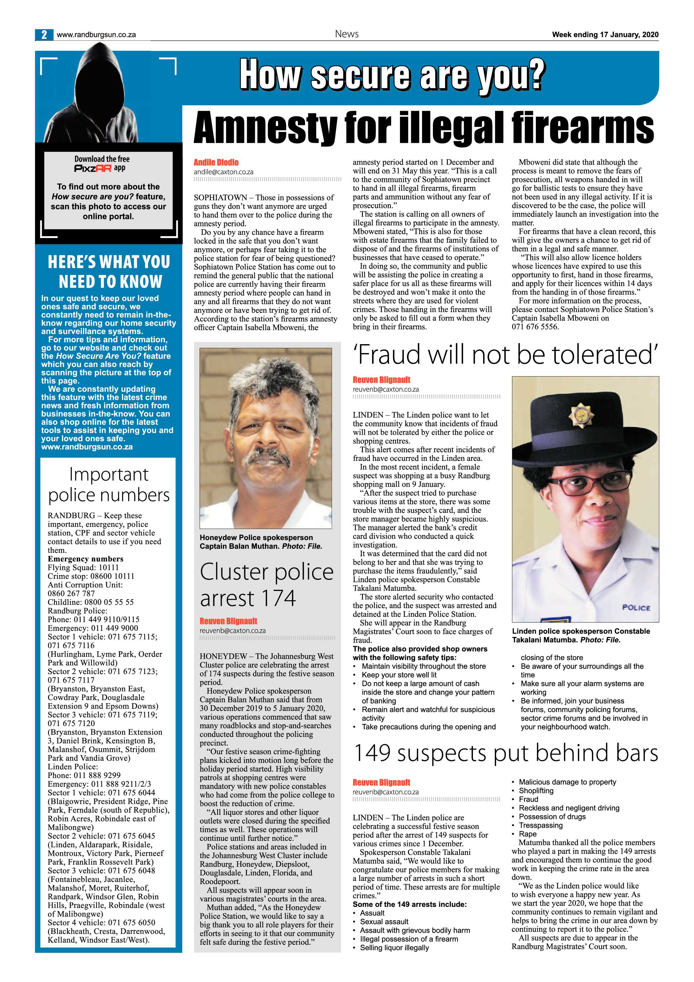 Randburg Sun 17 January 2020 page 2