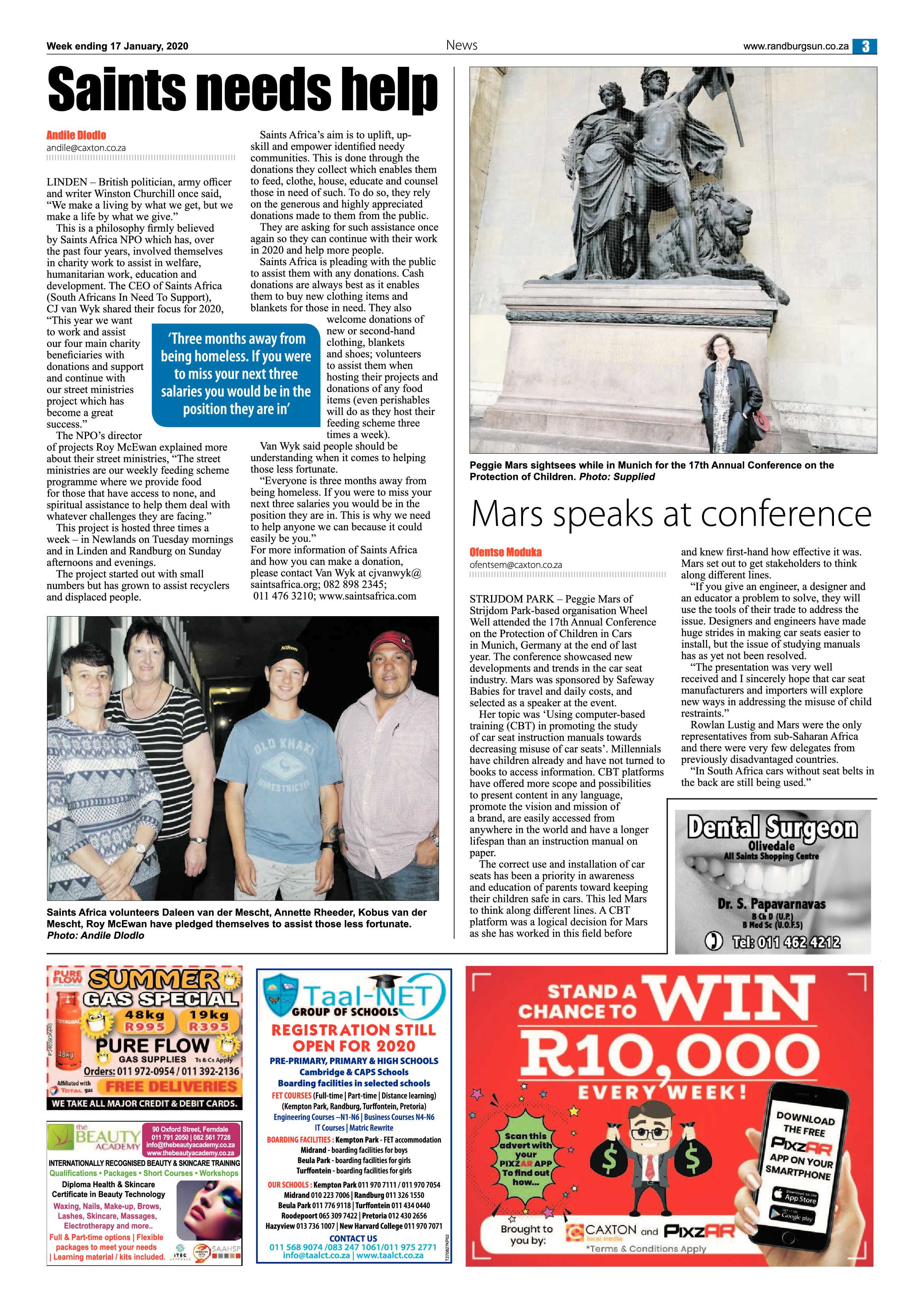 Randburg Sun 17 January 2020 page 3