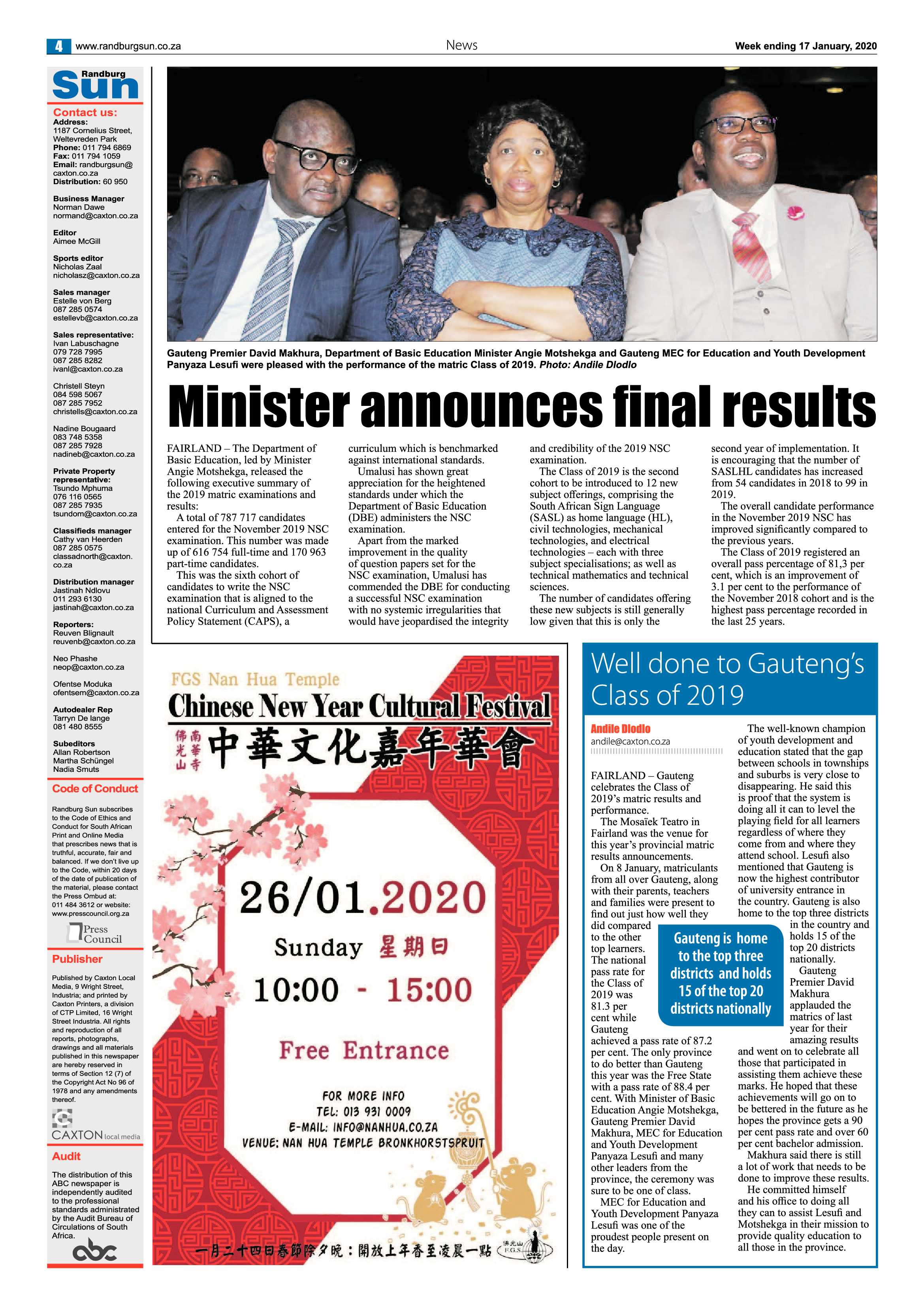 Randburg Sun 17 January 2020 page 4