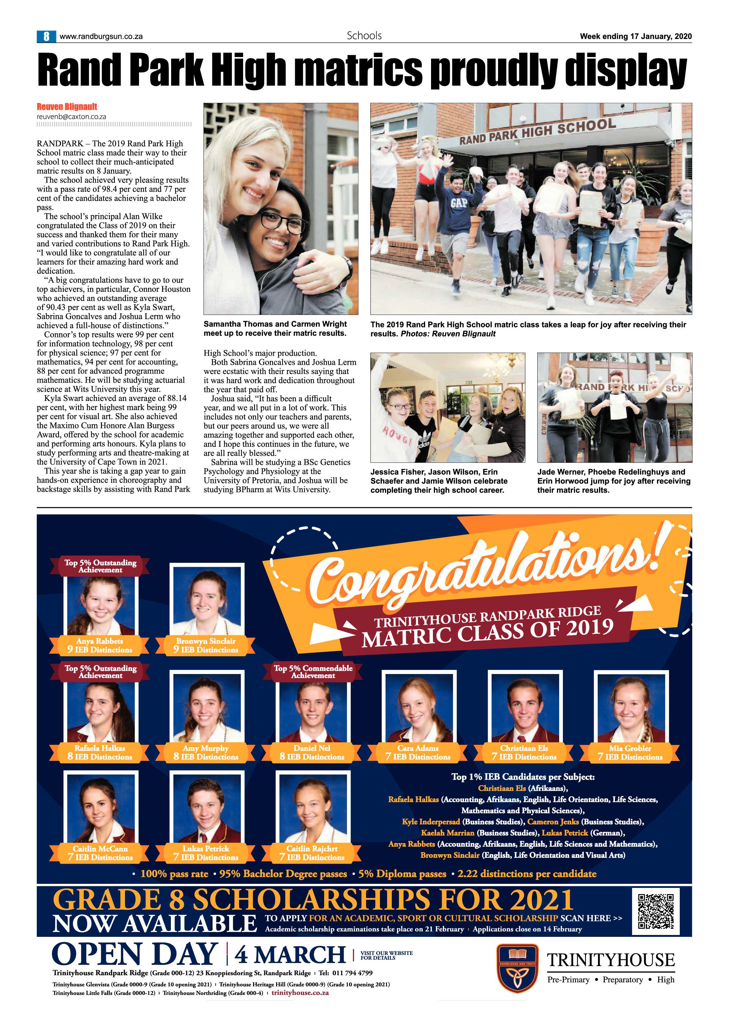 Randburg Sun 17 January 2020 page 8