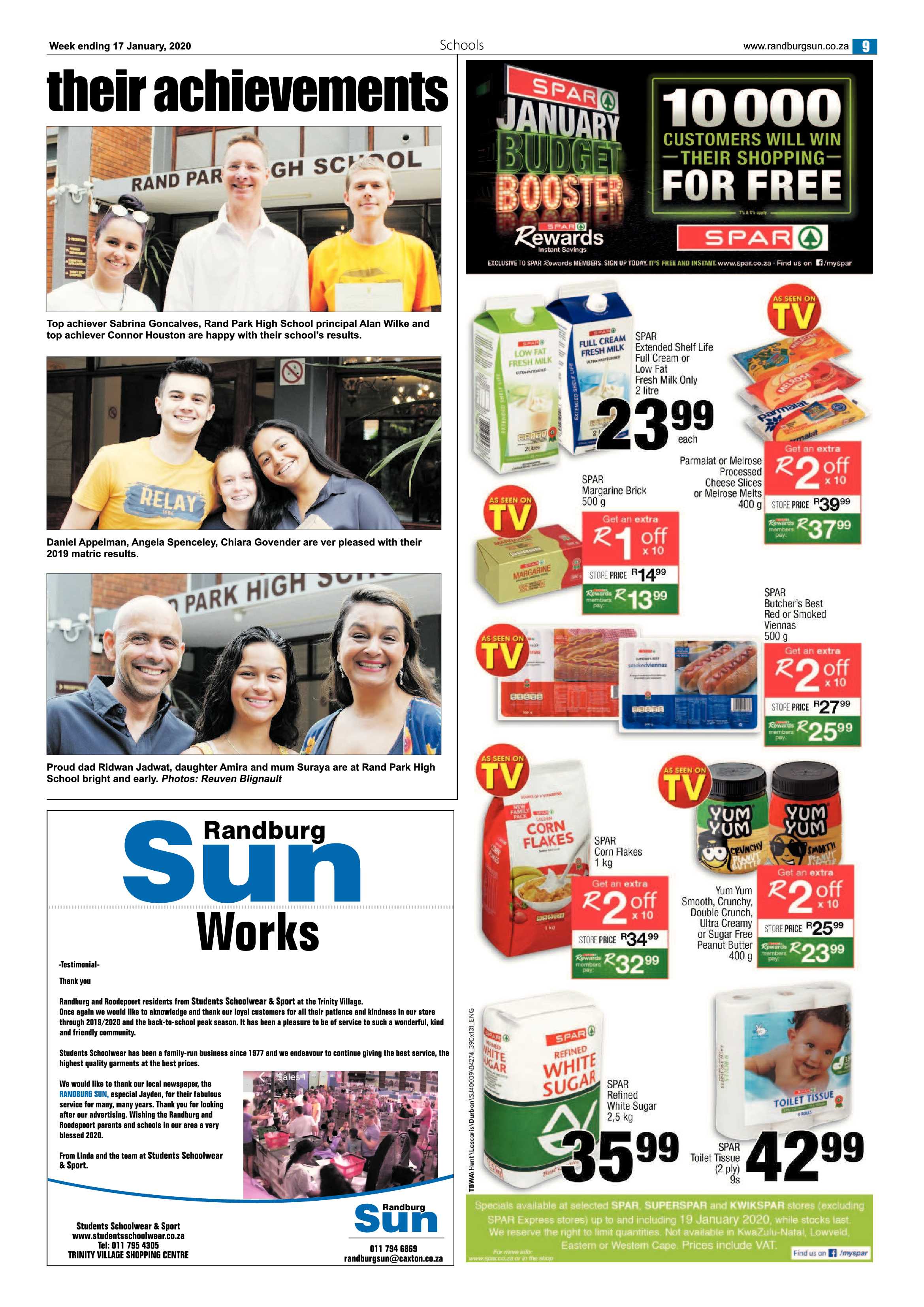 Randburg Sun 17 January 2020 page 9
