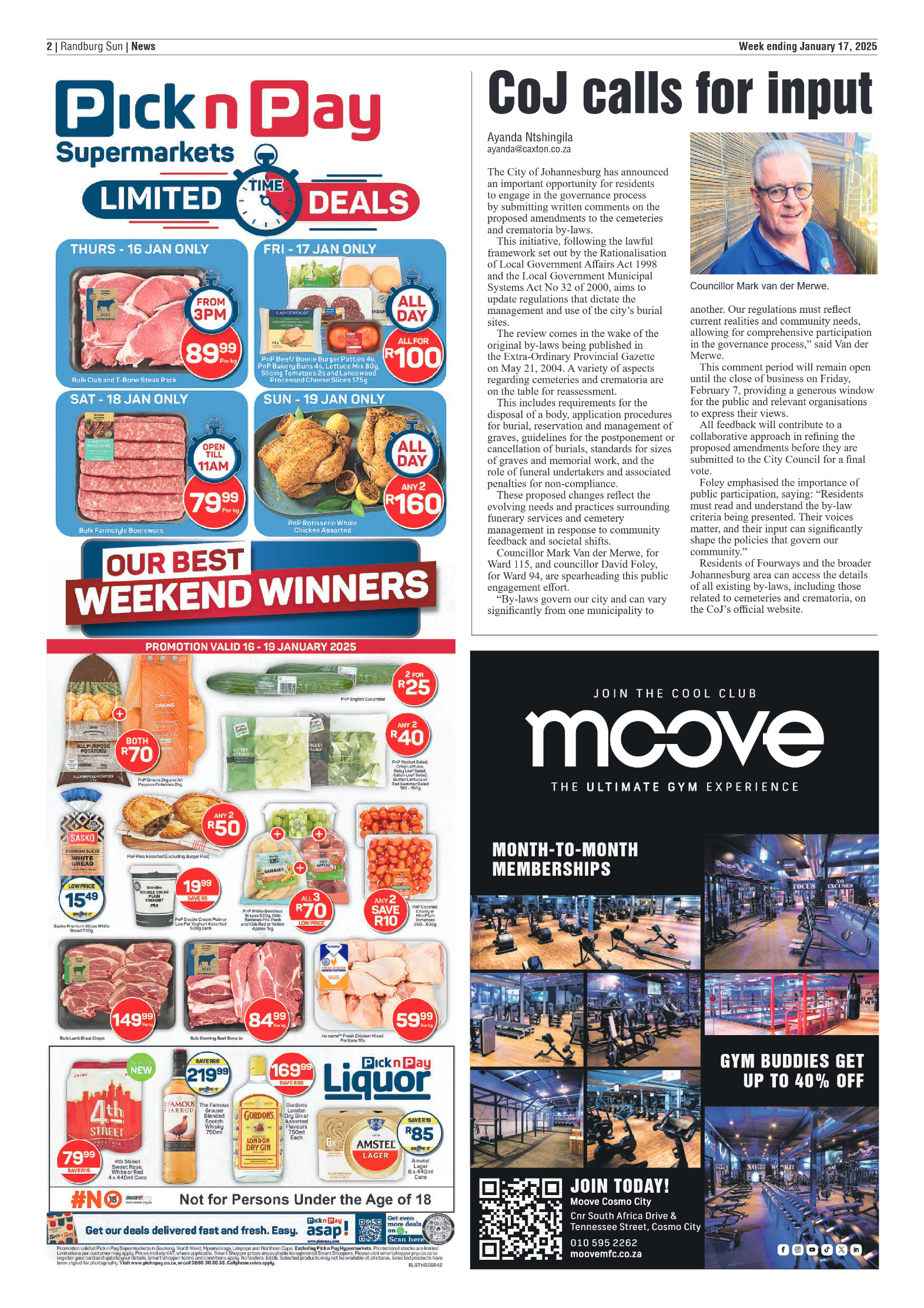 Randburg Sun 17 January 2025 page 2