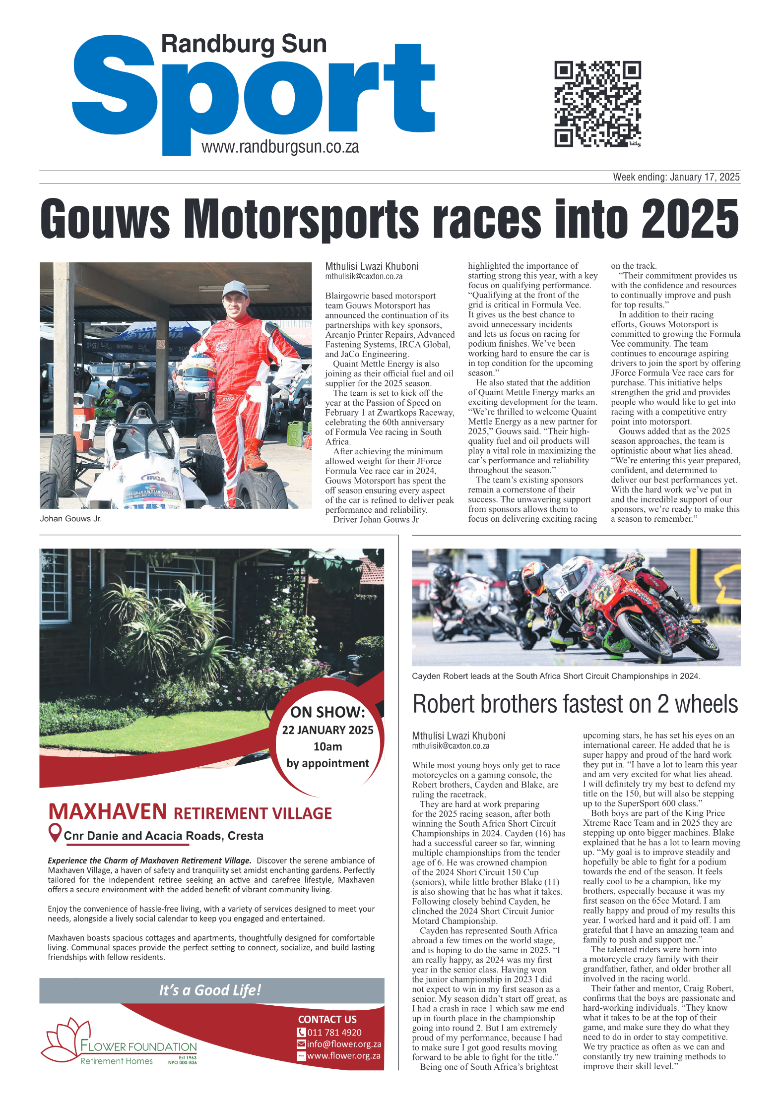Randburg Sun 17 January 2025 page 8