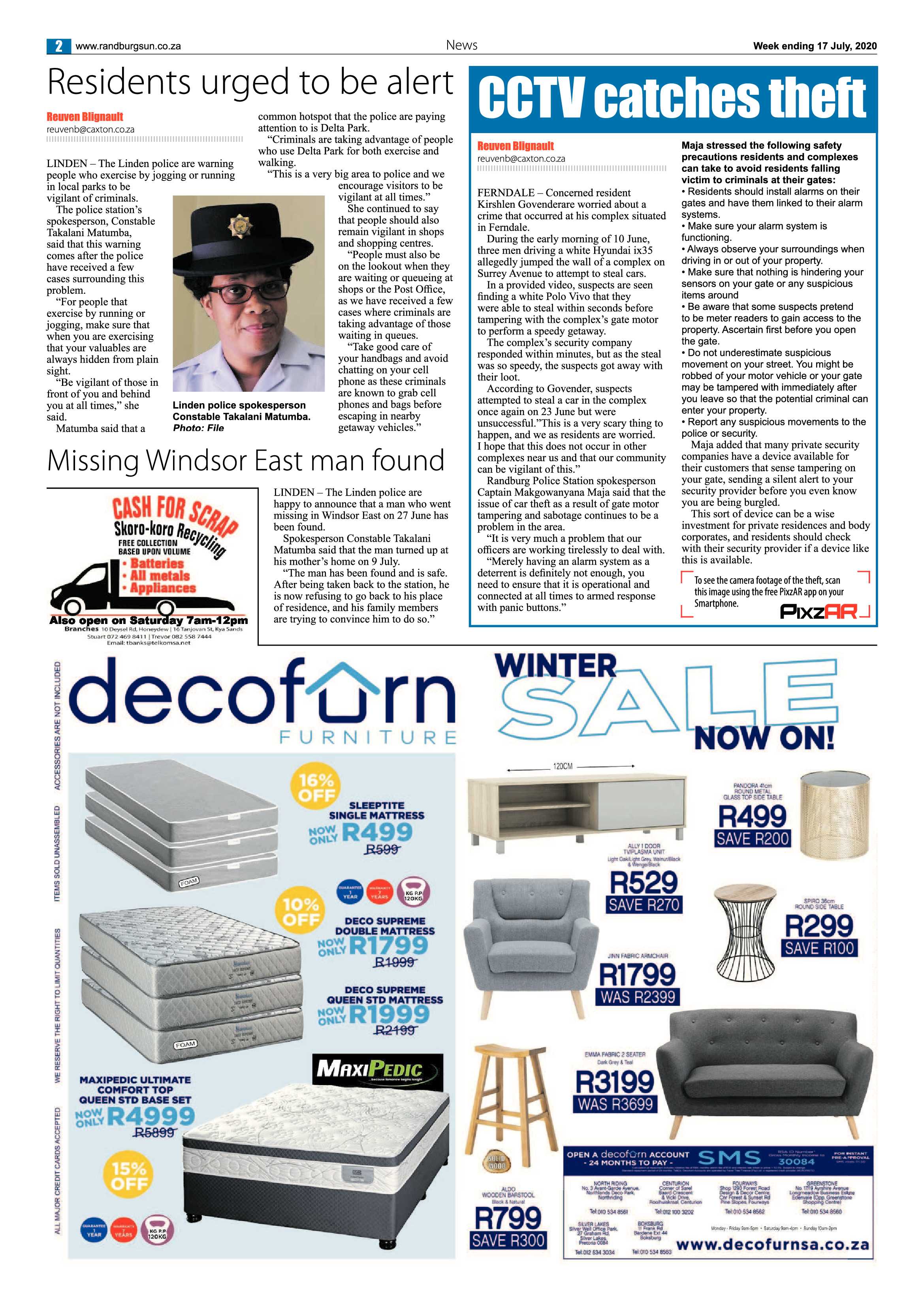 Randburg Sun 17 July 2020 page 2