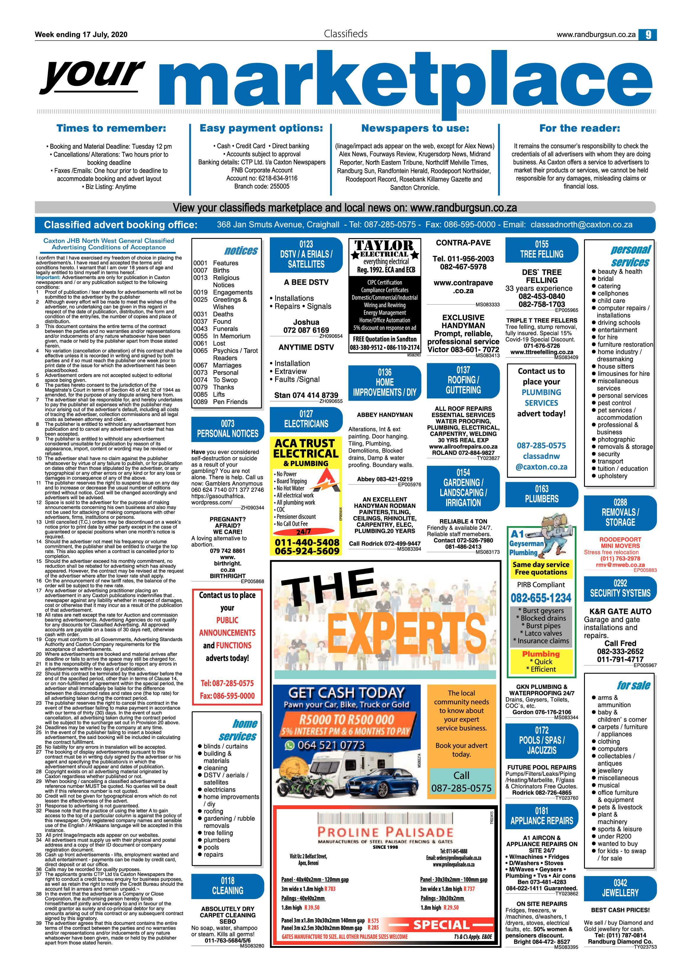 Randburg Sun 17 July 2020 page 9