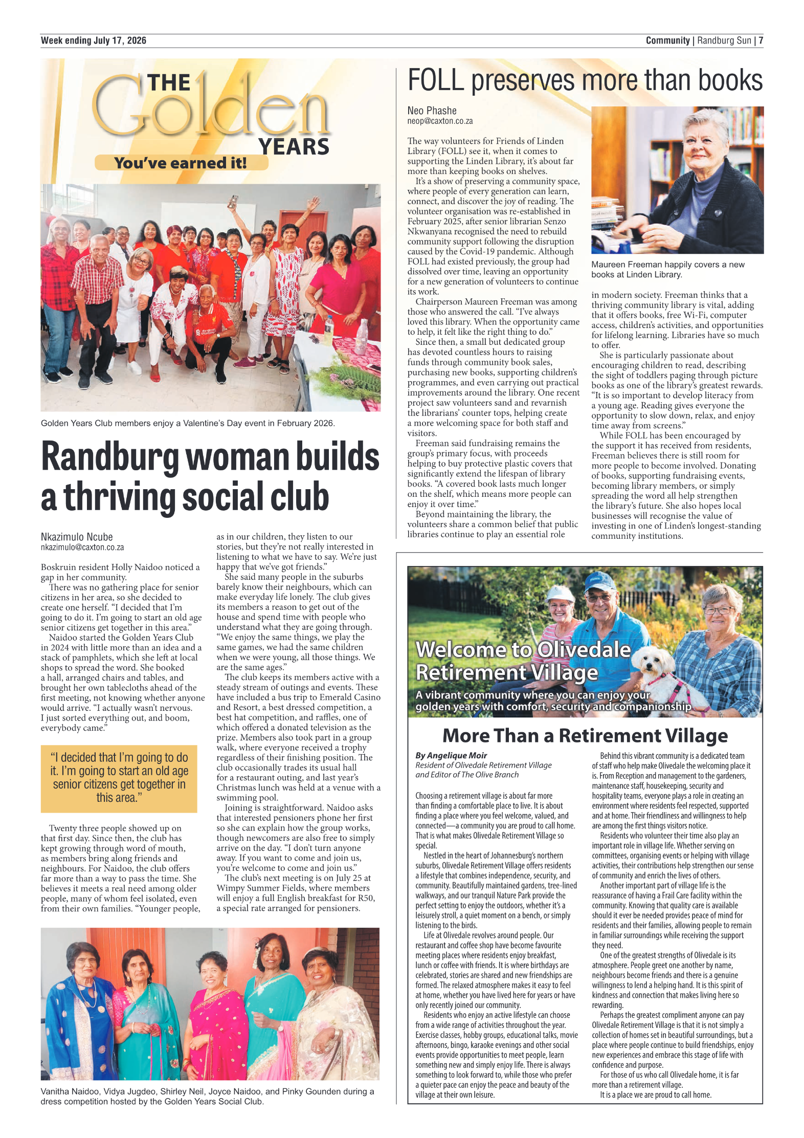 Randburg Sun 17 July 2026 page 7