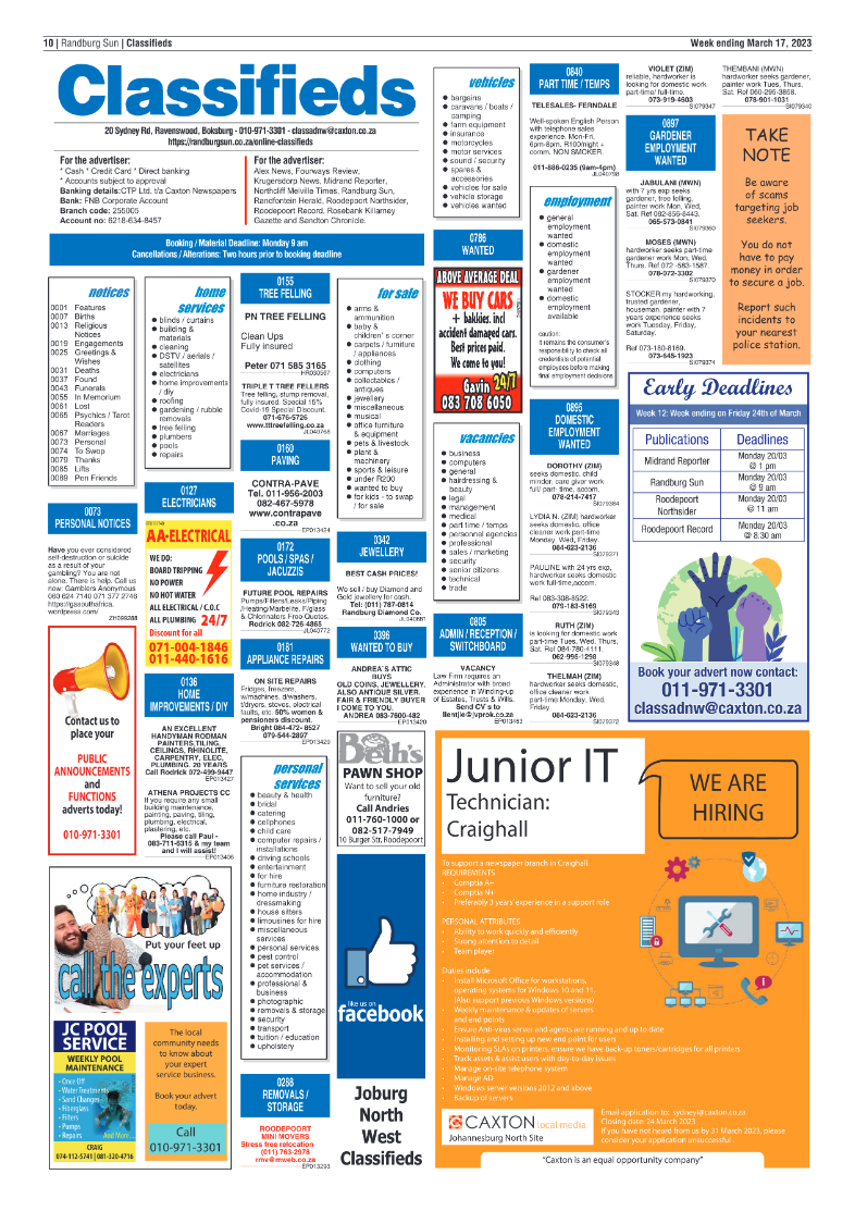 Randburg Sun 17 March 2023 page 10