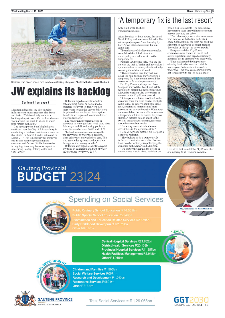 Randburg Sun 17 March 2023 page 3