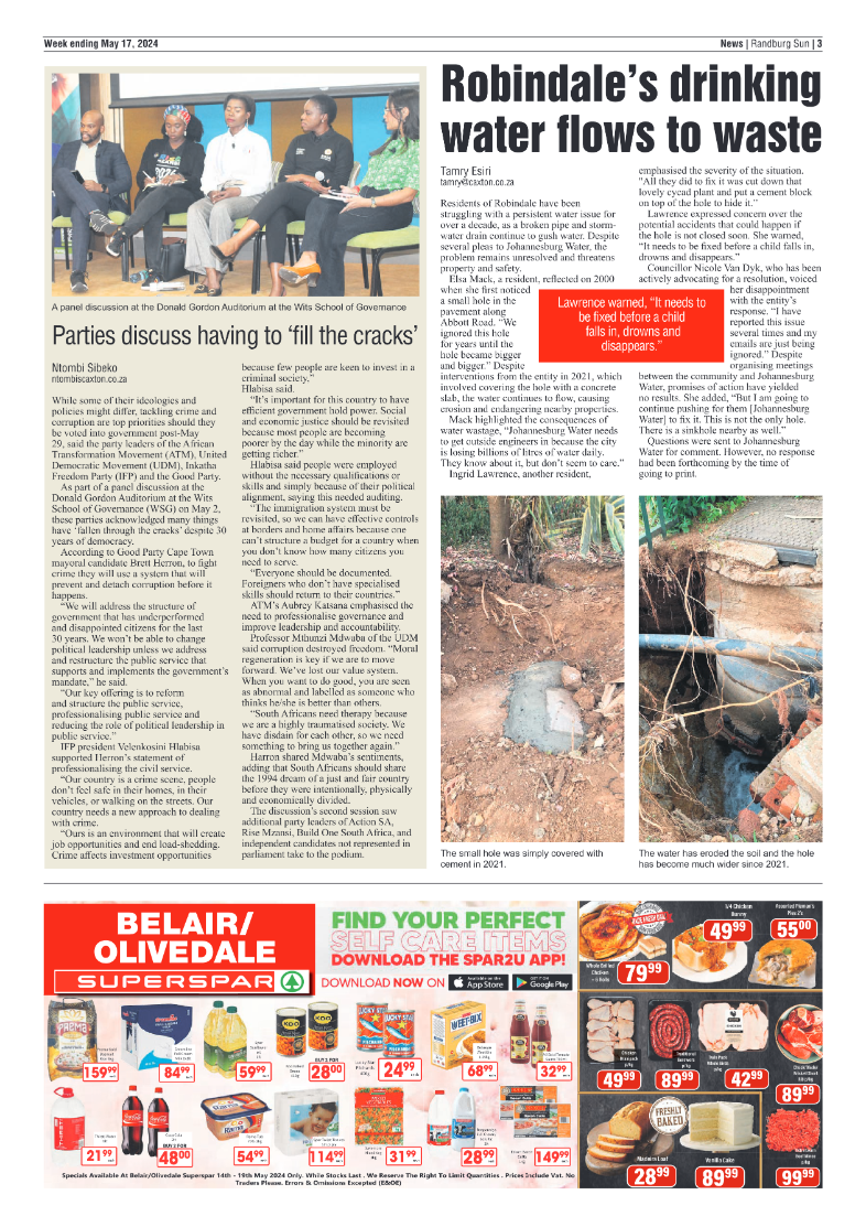 Randburg Sun 17 May 2024 page 3