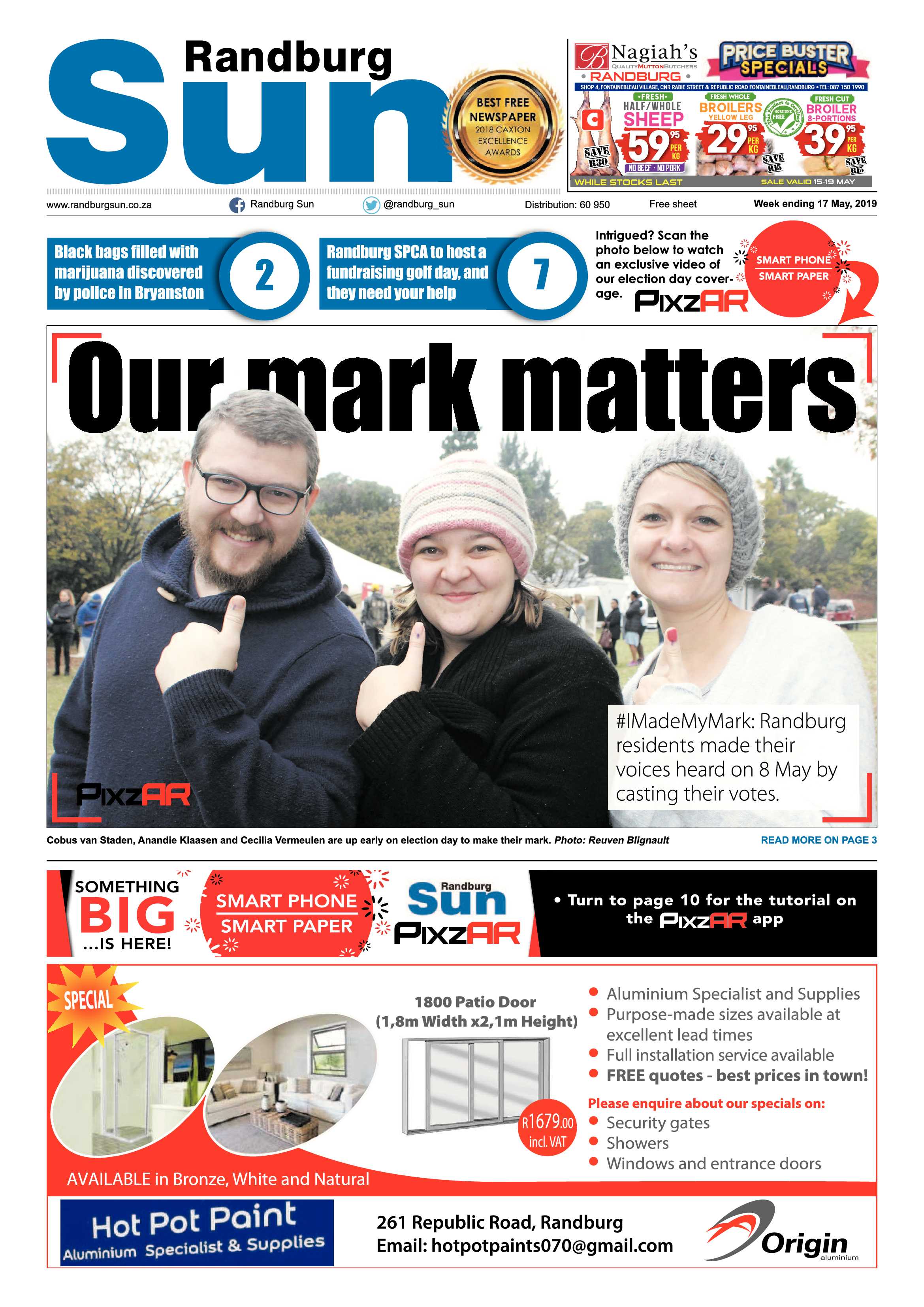 Randburg Sun 17 May, 2019 page 1